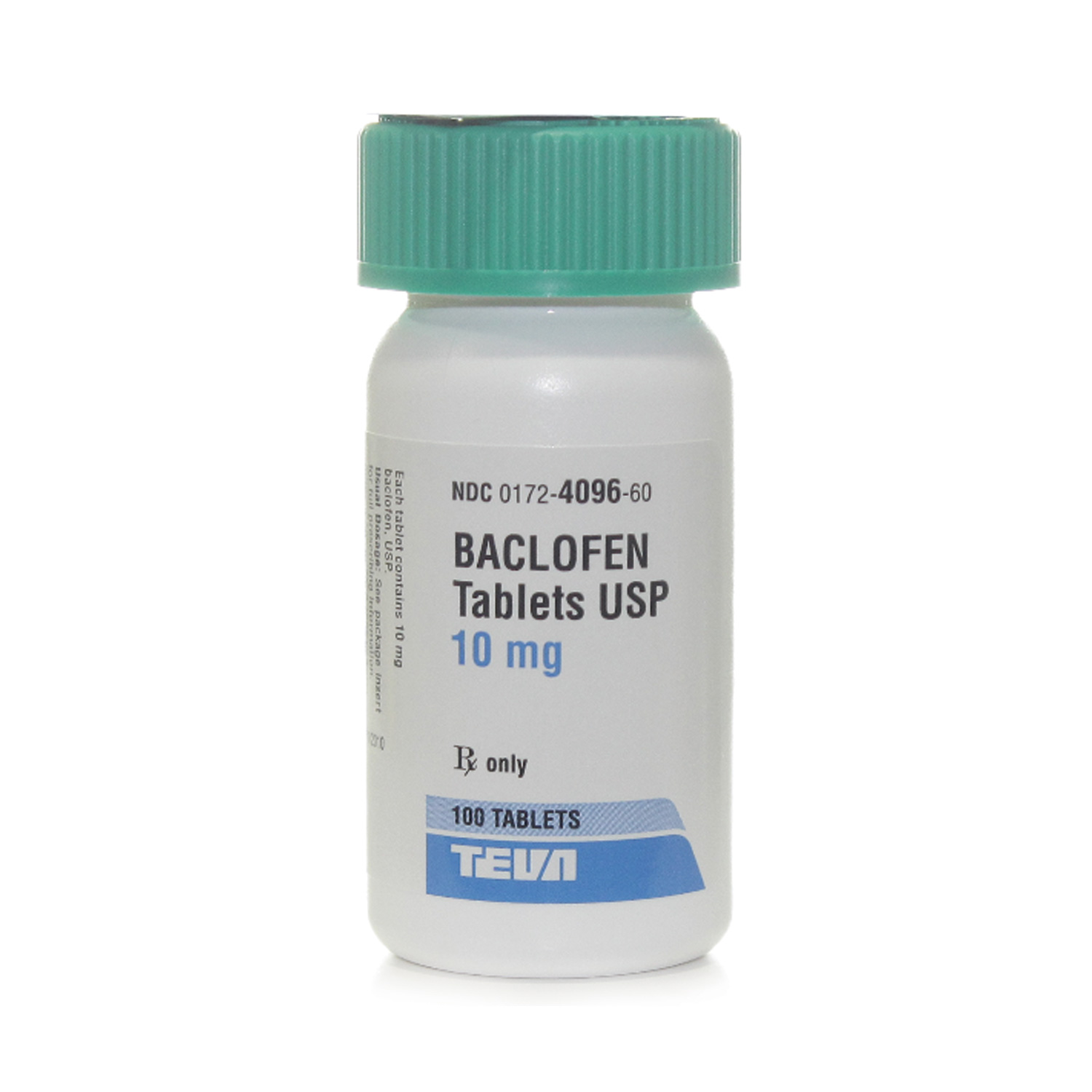 Baclofen 10mg, 100 Count Tablets - 100/Bottle