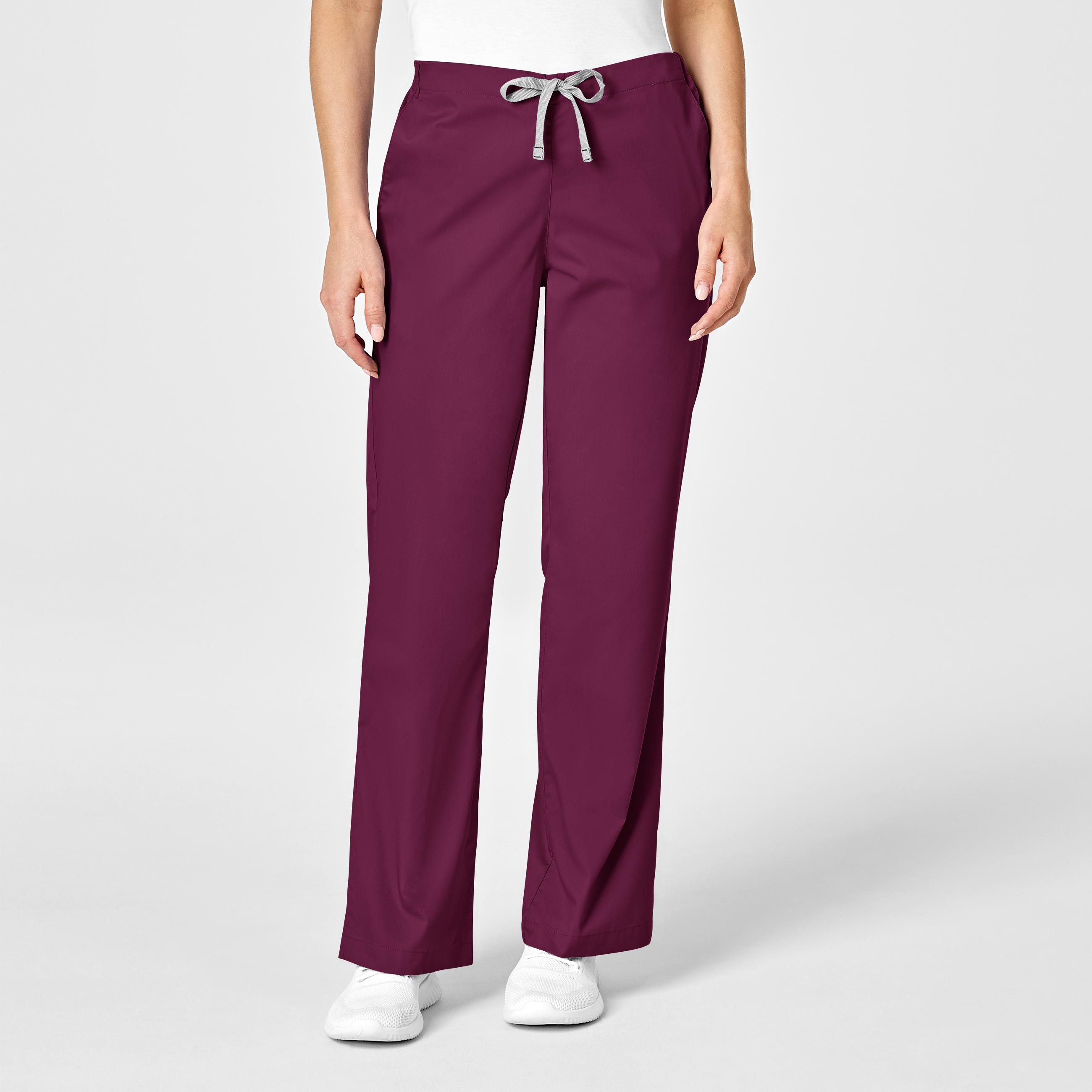 MCPHS OPTOMETRY Women&#8216;s Flare Leg Scrub Pant-Wonder Wink