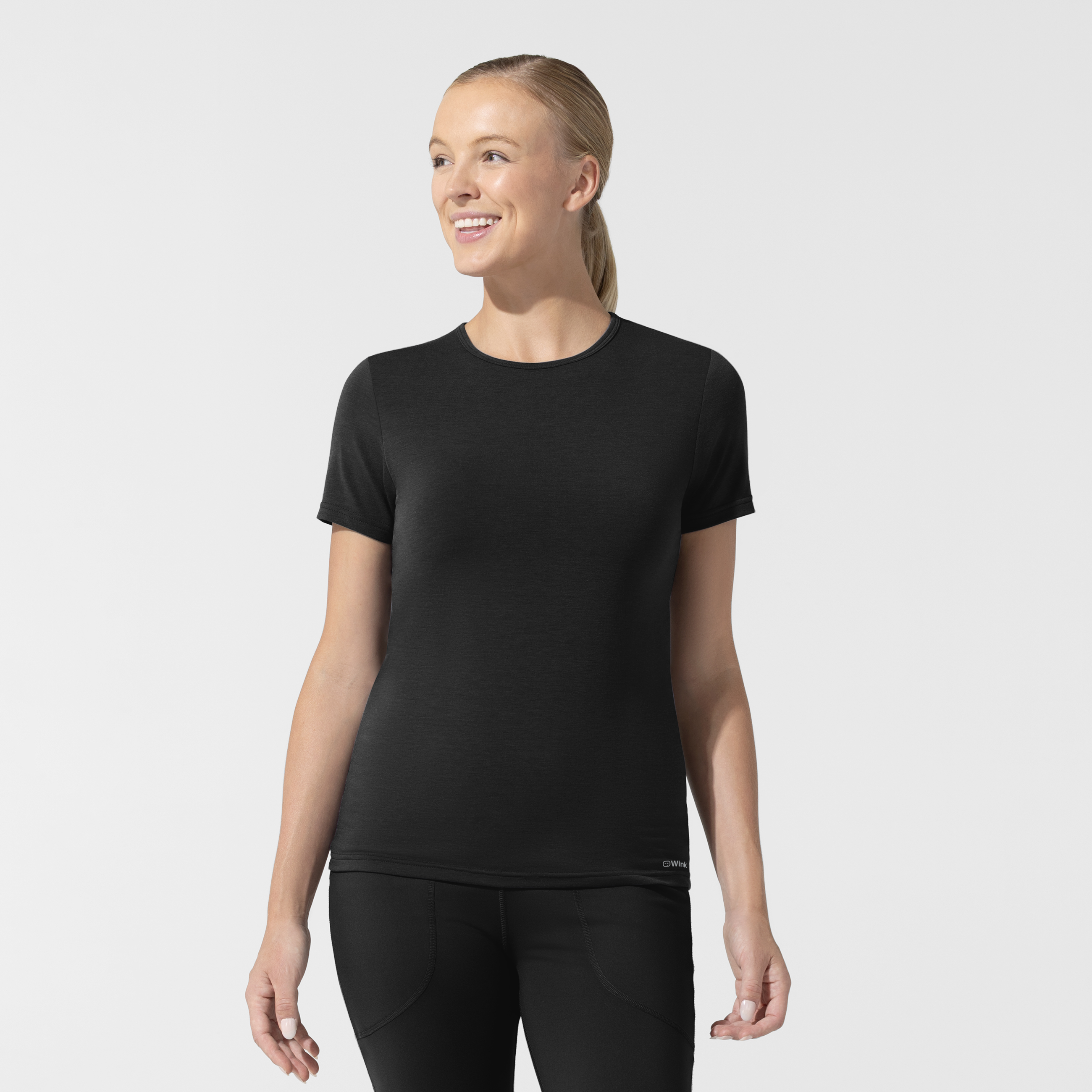 Layers Women‘s Short Sleeve Essential Tee-Wonder Wink