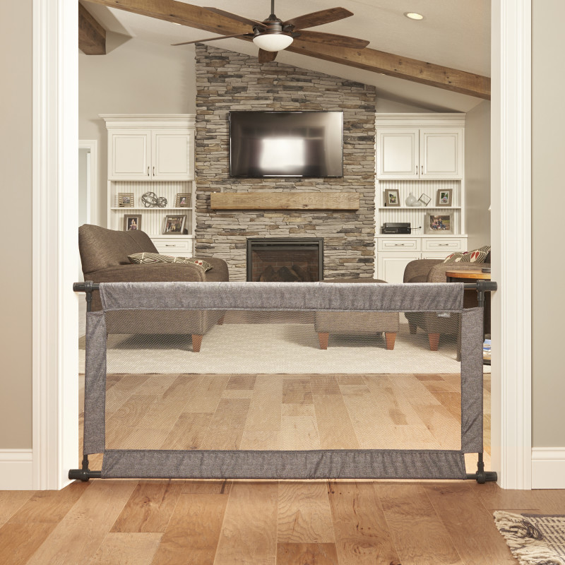 Soft & Wide™ Baby Gate (Emery) Lifestyle Photo Soft & Wide™ Baby Gate (Emery) Lifestyle Photo