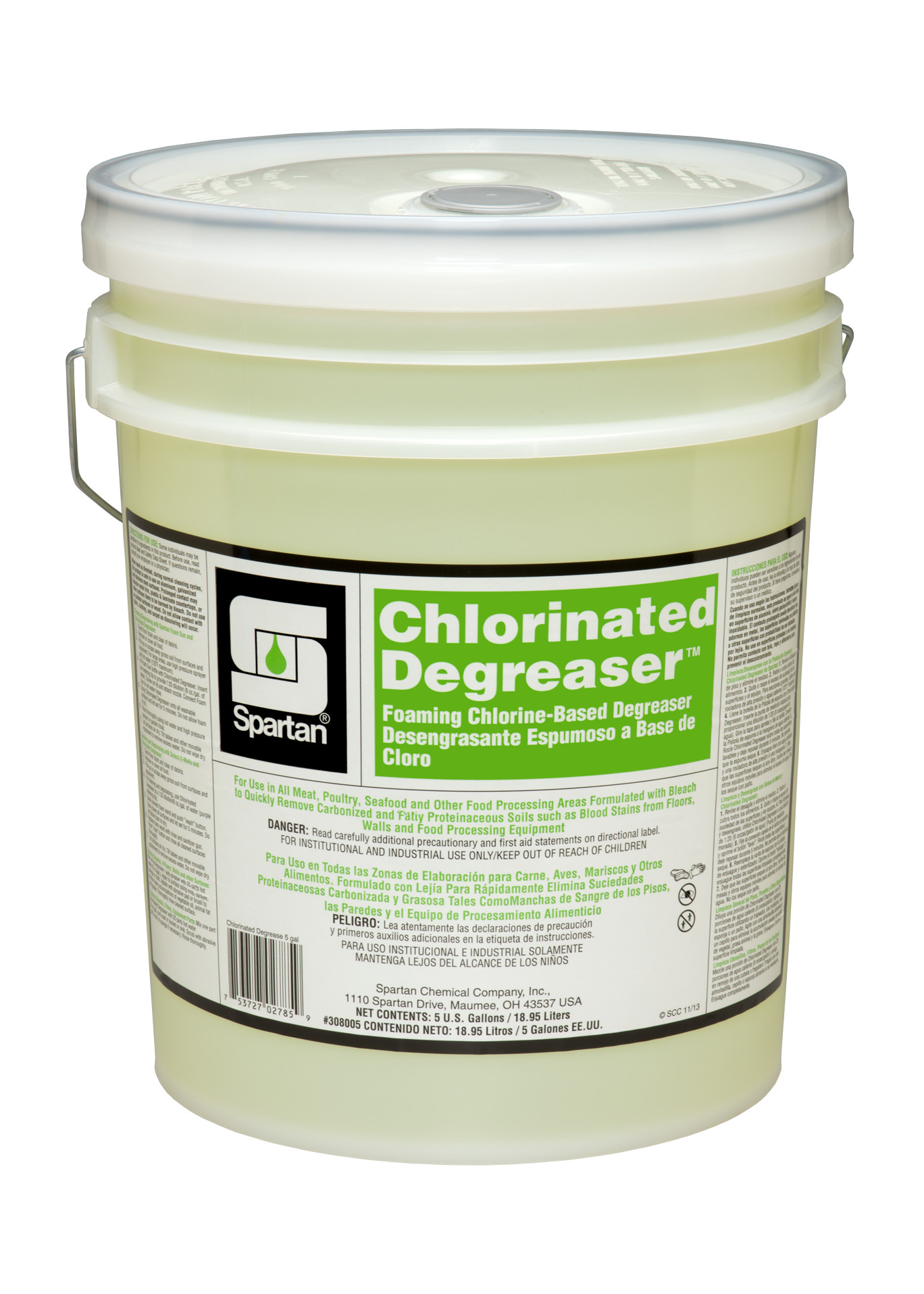 Spartan Chemical Company Chlorinated Degreaser, 5 GAL PAIL