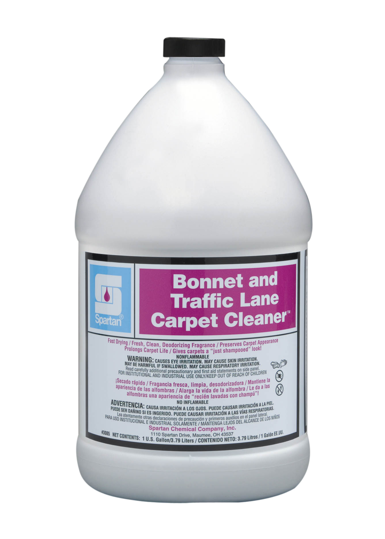 Spartan Chemical Company Bonnet and Traffic Lane Carpet Cleaner, 1 GAL 4/CSE