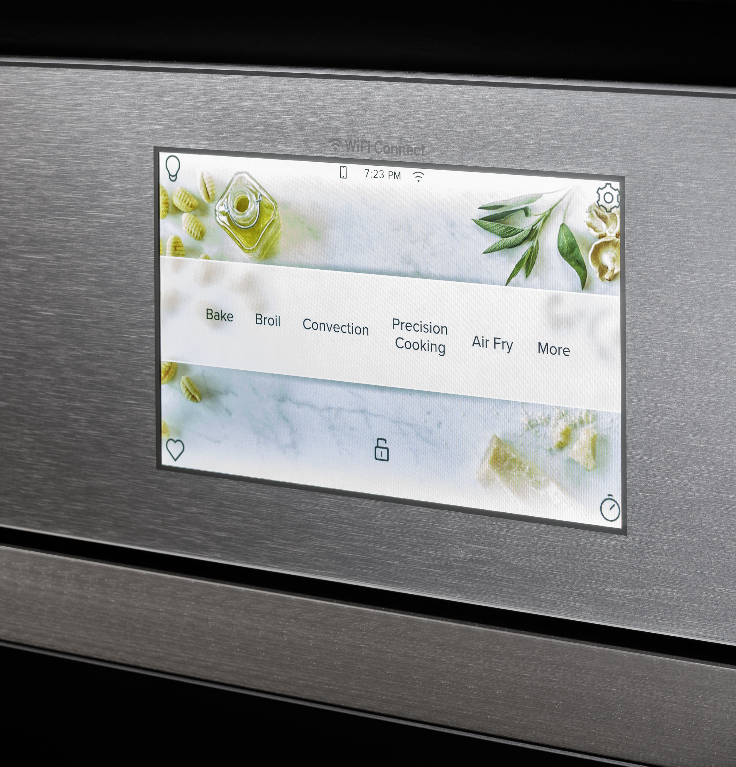 Café™ Minimal 30" Platinum Glass Built In Convection Single Electric Wall Oven view 6