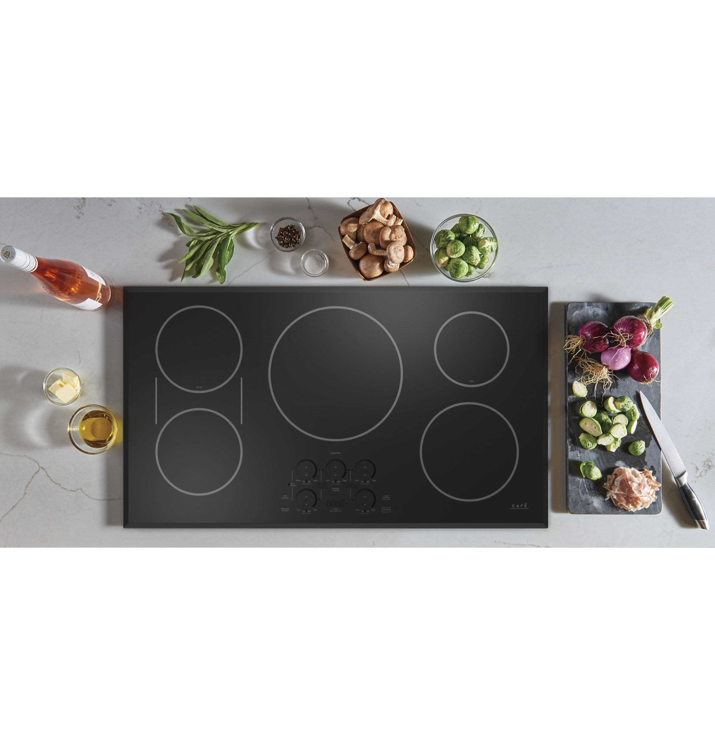 Café™ 36" Black Induction Cooktop view 5