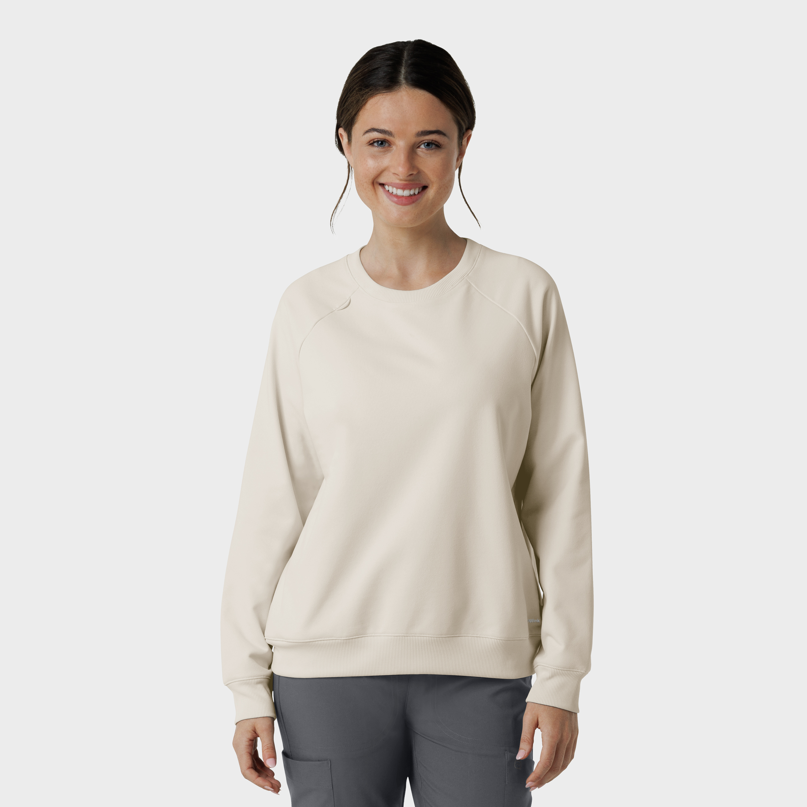 Women&#39;s Pullover Sweatshirt-Wonder Wink