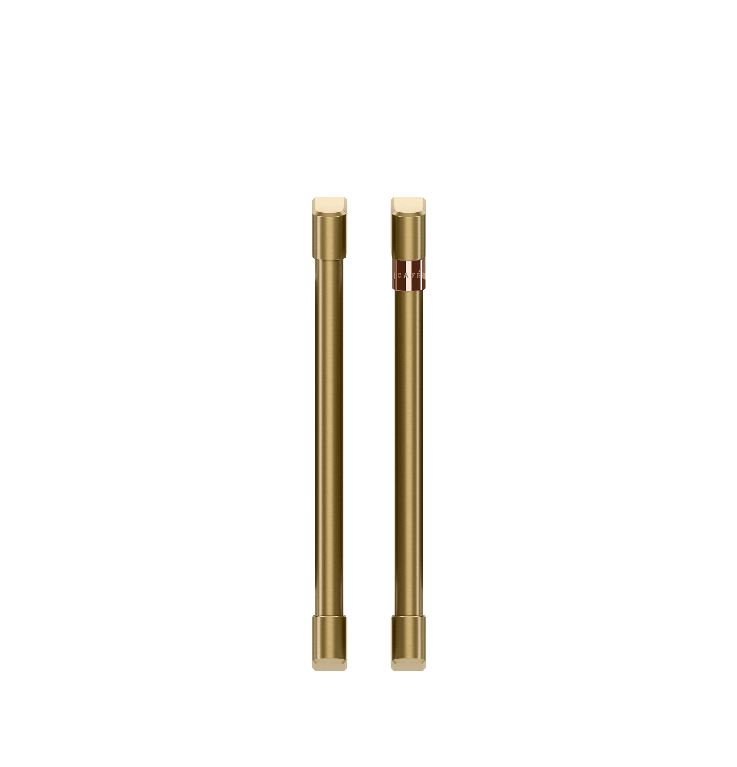 30" Width — Hndl & Knob Kit for French-Dr Sgl Wall Ovens — Brushed Brass — For use w/ Wall Ovens — Not Connectable