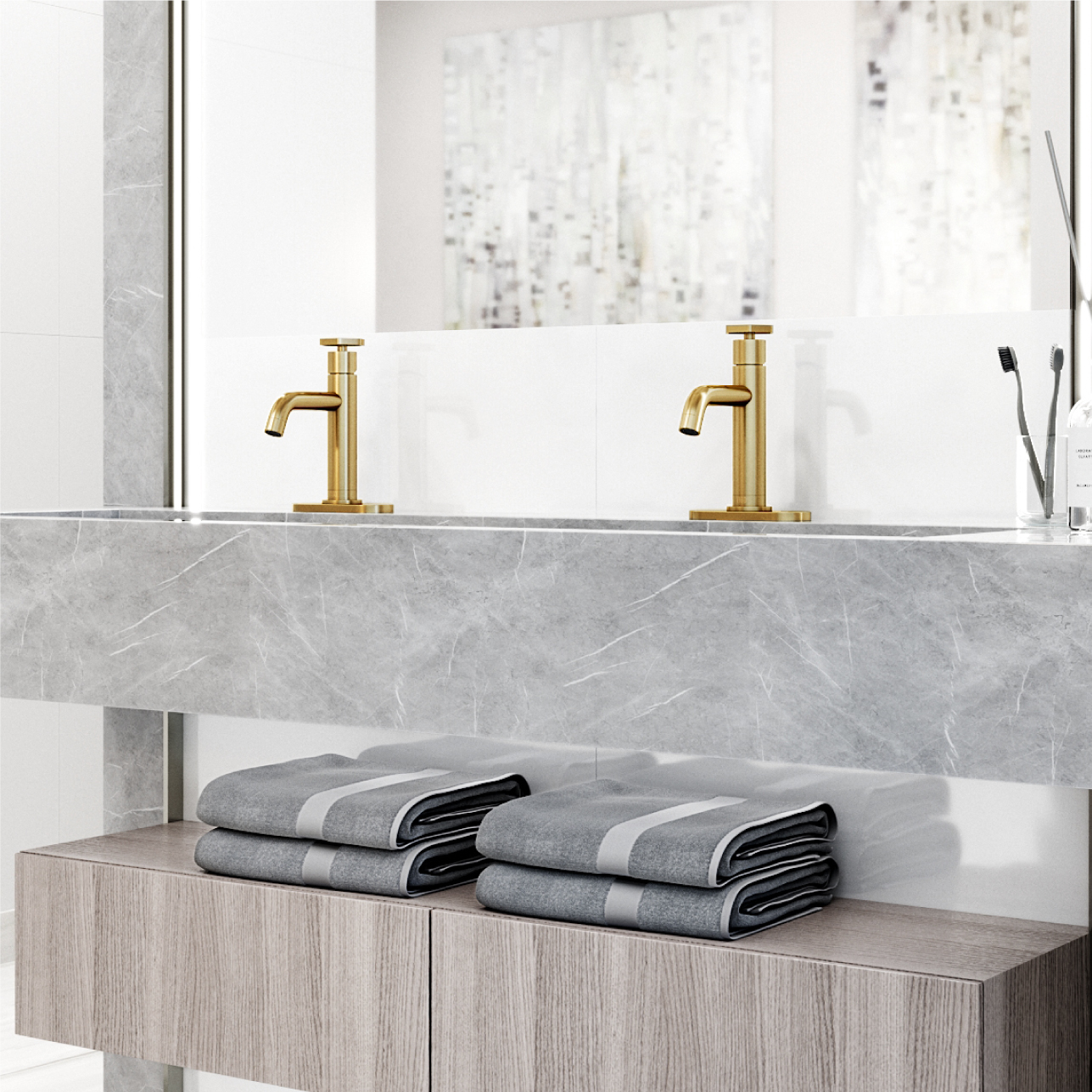 VIGO Ruxton Pinnacle Single Handle SingleHole Bathroom Faucet Set with