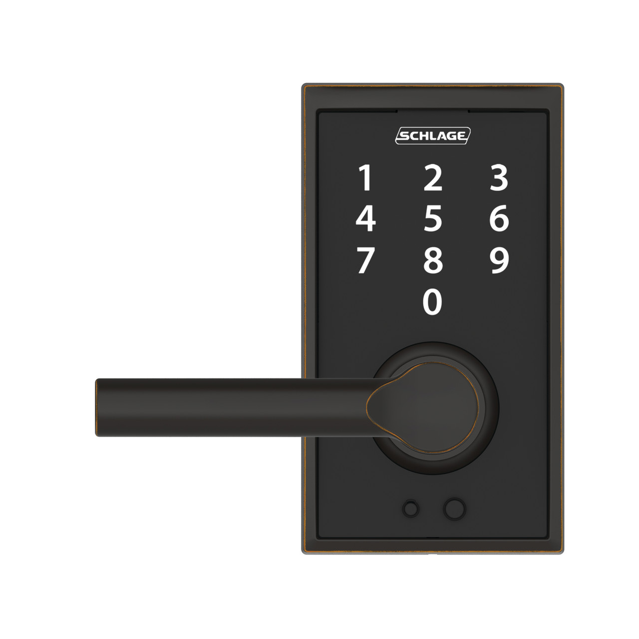 Schlage Touch™ Keyless Touchscreen Lever with Broadway Lever