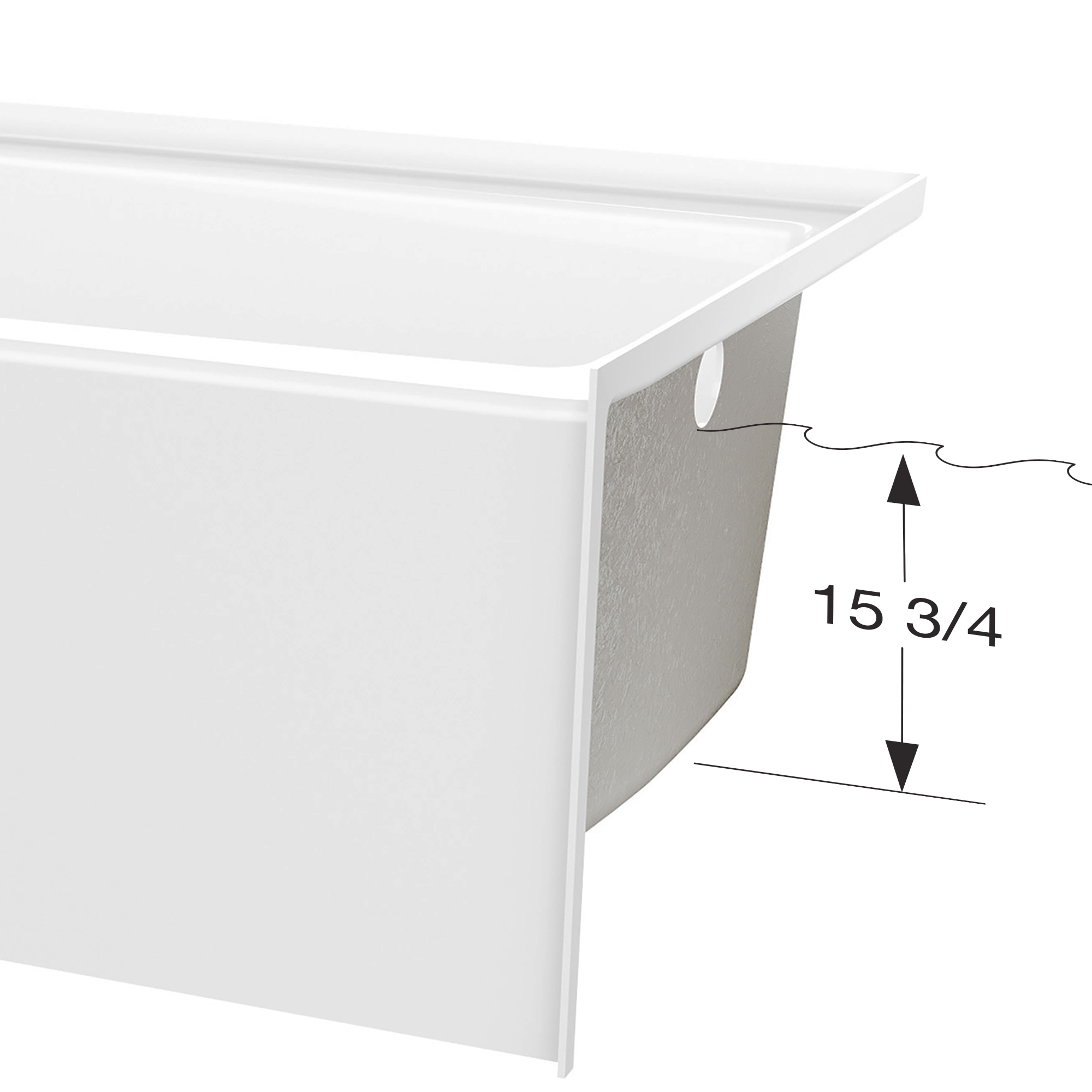 Enjoy a Deep Soaking Bathtub