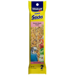 Image of Vitakraft Crunch Sticks Treat for Parakeets Harvest Apple Flavor - 2 Sticks