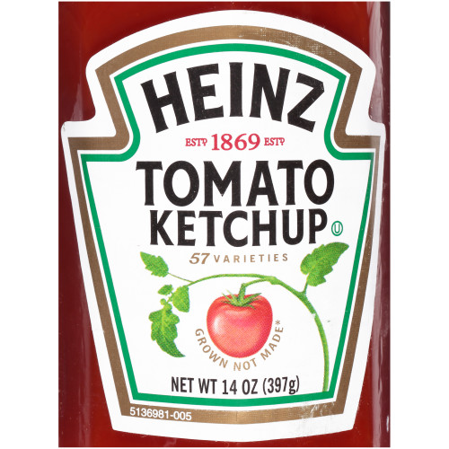  HEINZ Ketchup, 14 oz. Glass Bottles (Pack of 24) 