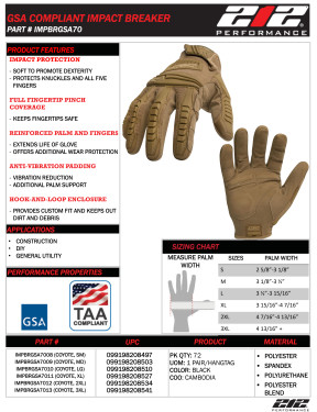 Product Sheet for IMPBRGSA70