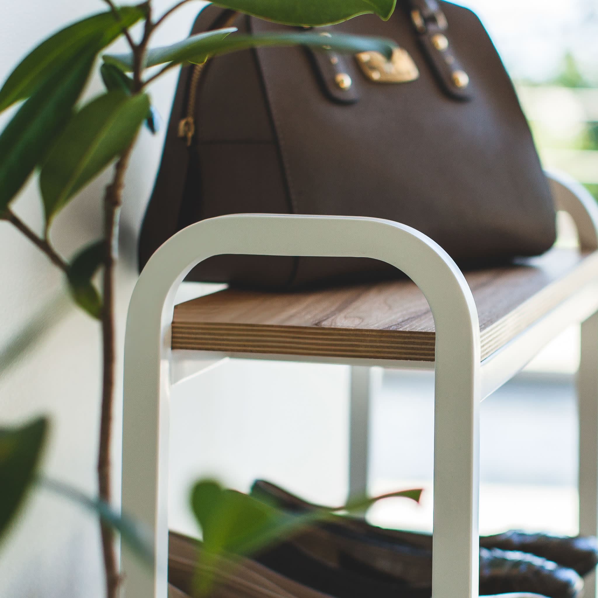 Wood-Top Shoe Rack : Ready for Any Space