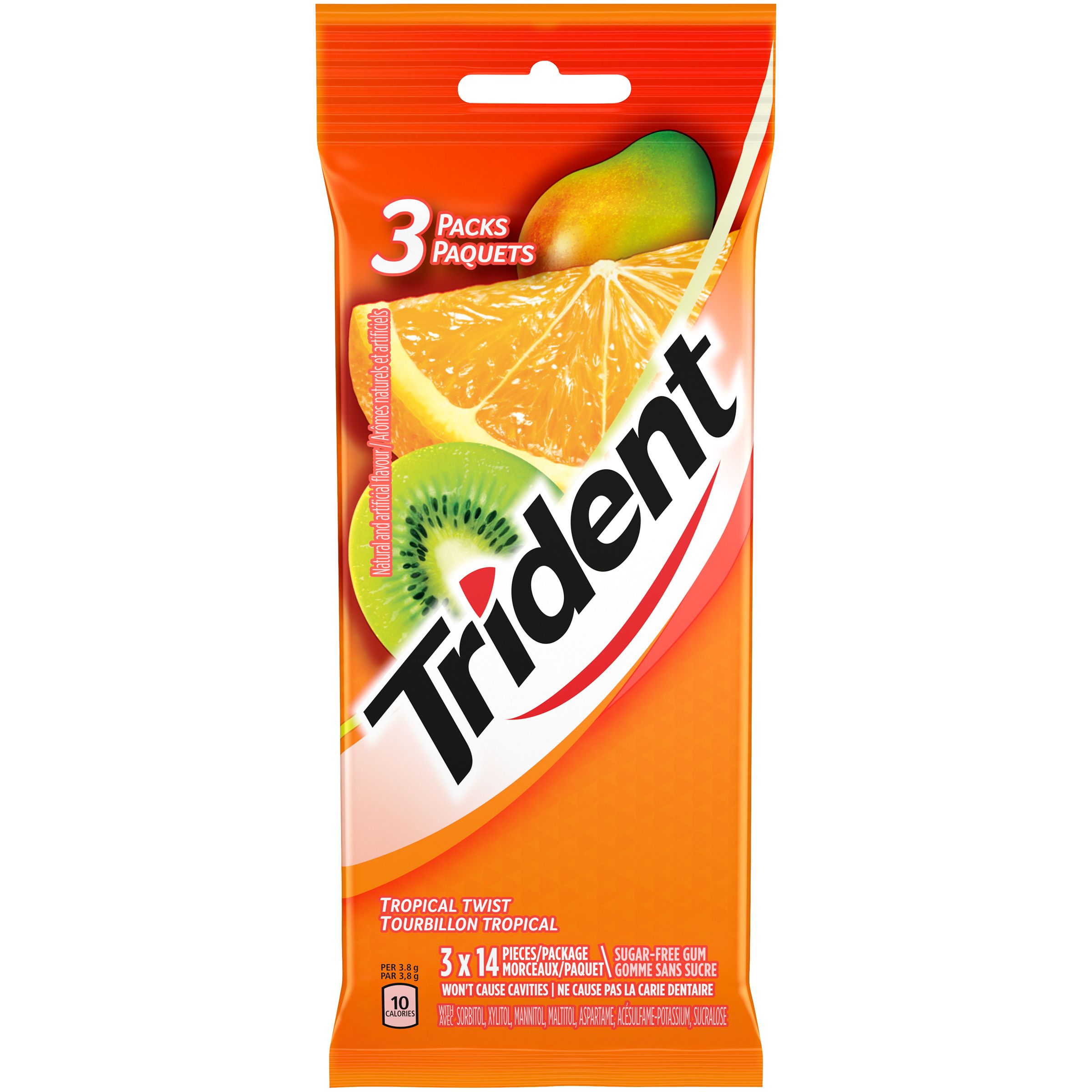 Trident Tropical Twist Gum 42 Count