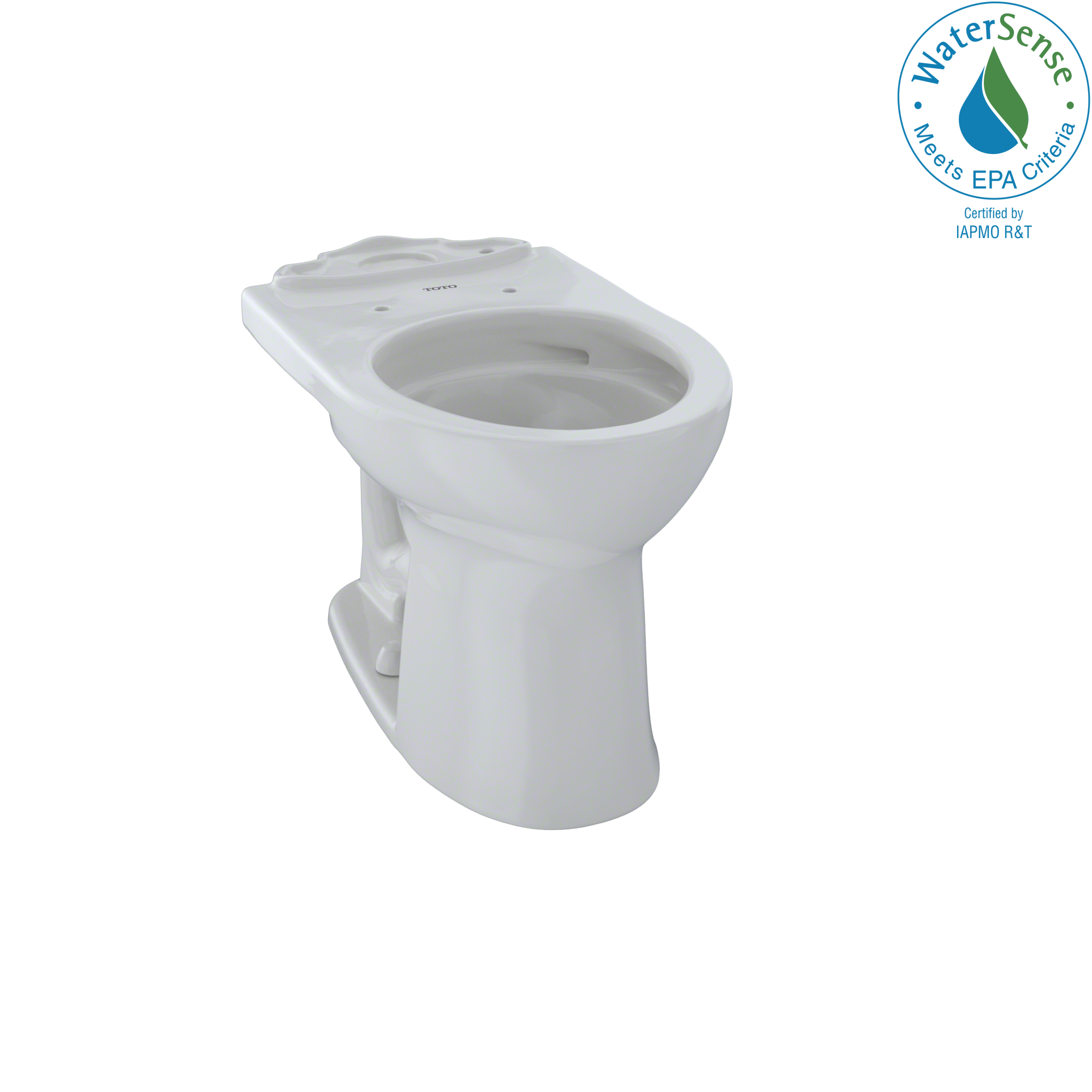 TOTO Drake II Universal Height Round Toilet Bowl with CEFIONTECT, Colonial White, Vitreous China, C453CUFG#11