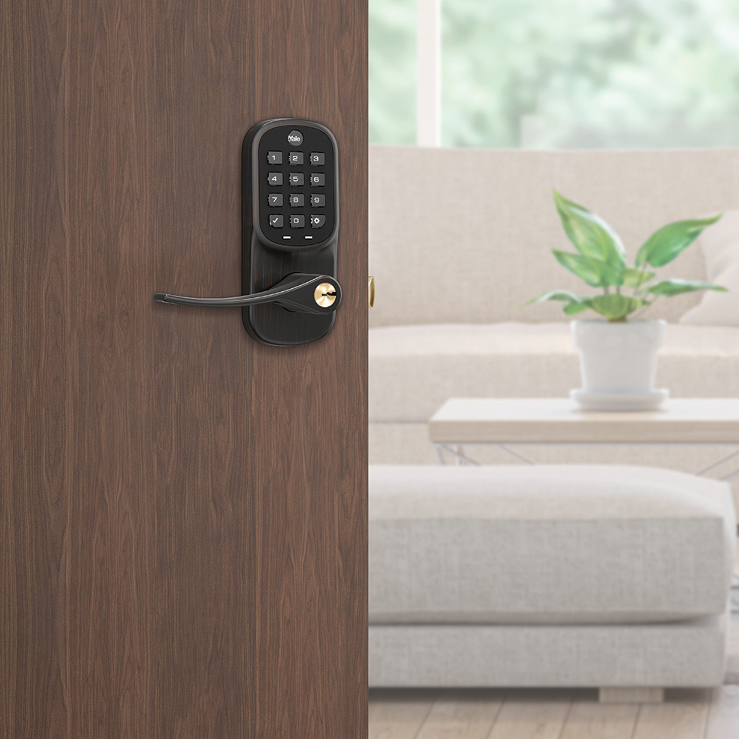 Yale Assure Lever Keypad with ZWave Plus Yale Home