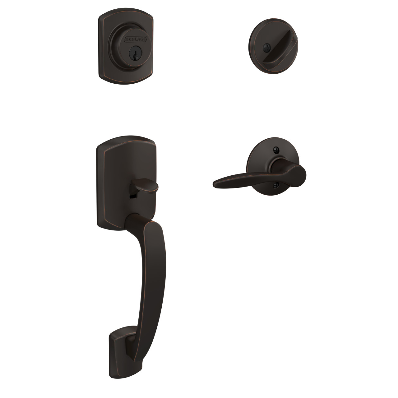 Single Cylinder Handleset and Delfayo Lever
