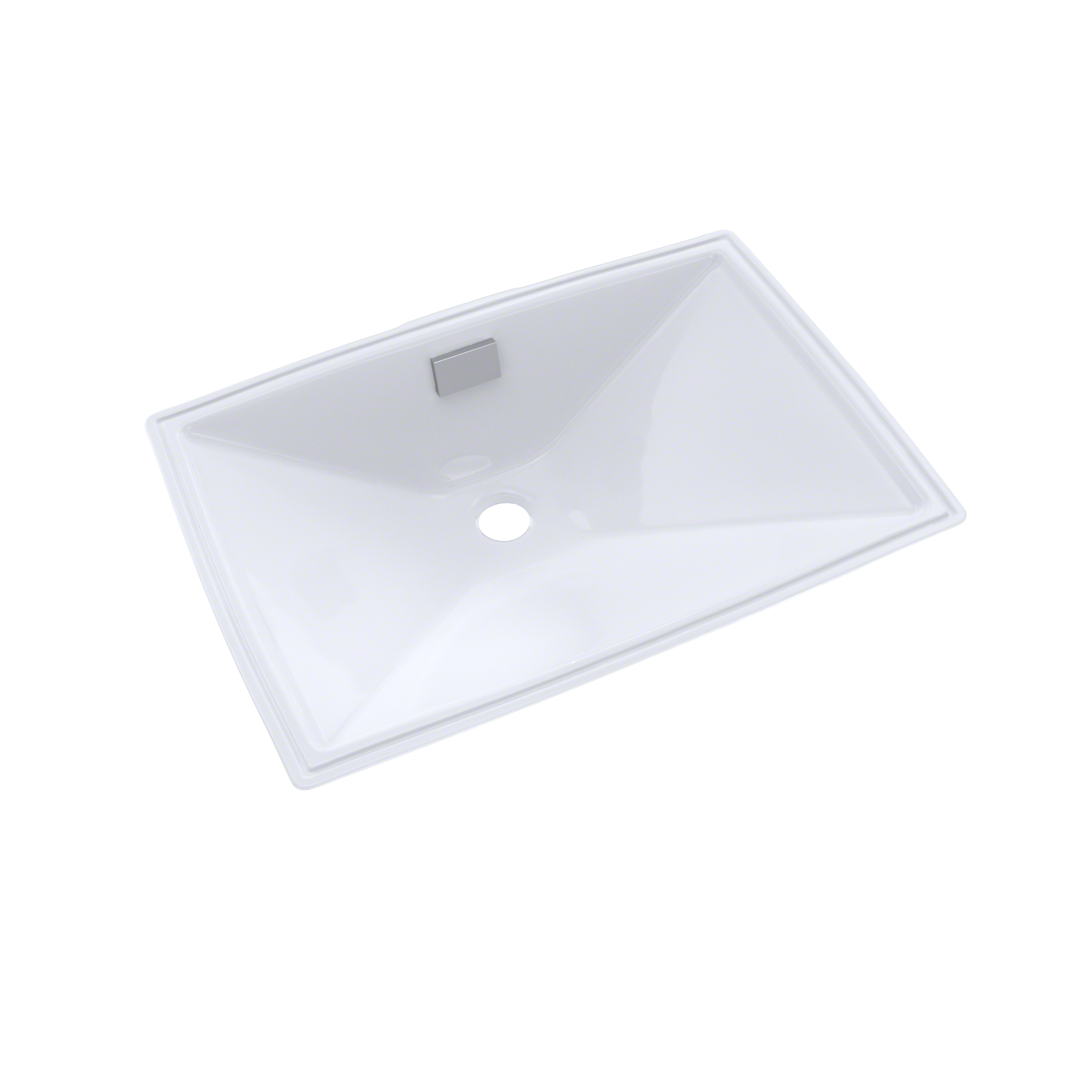 TOTO Lloyd Rectangular Undermount Bathroom Sink, Cotton White, Vitreous China, LT931#01