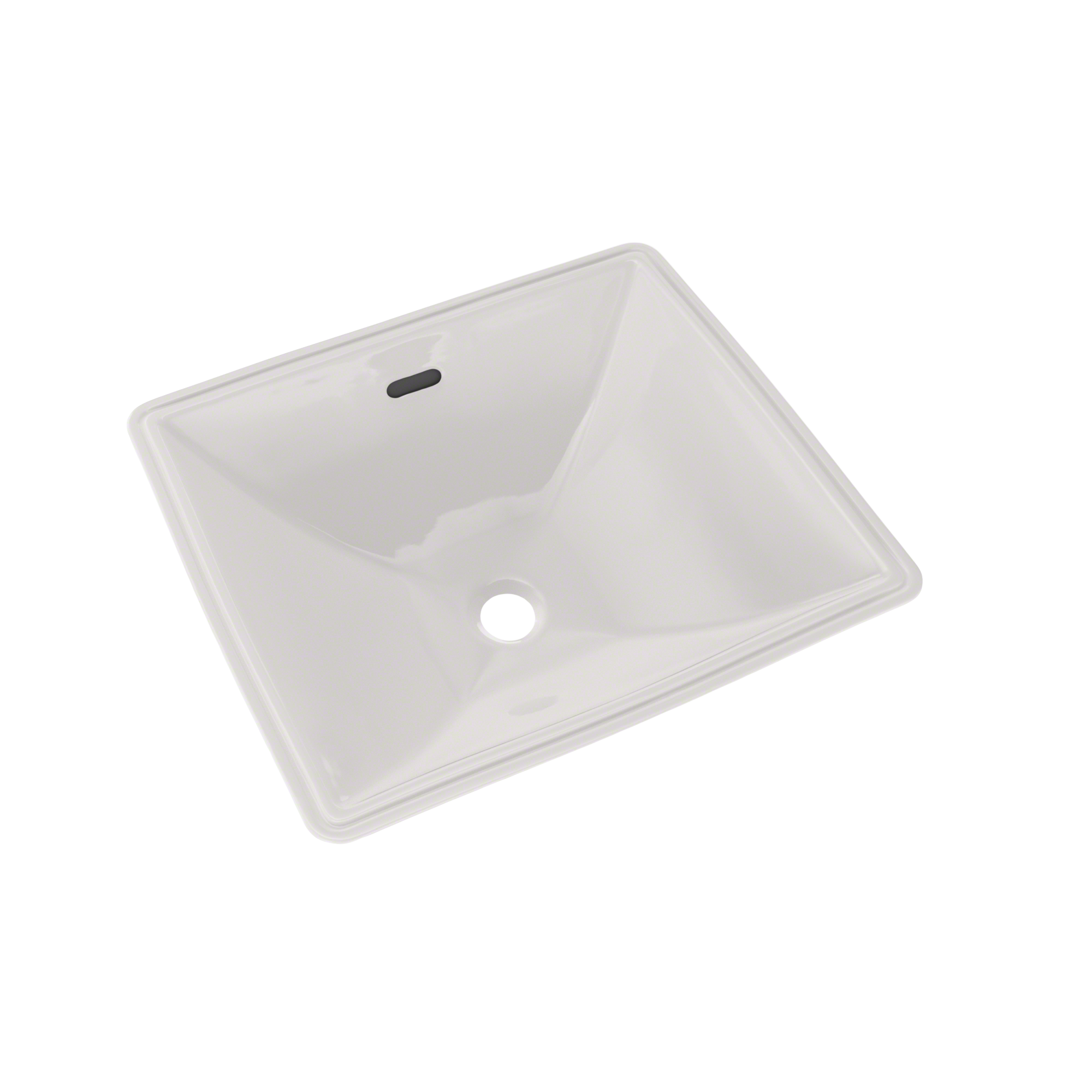 TOTO Legato Rectangular Undermount Bathroom Sink with CEFIONTECT, Colonial White, Vitreous China, LT624G#11