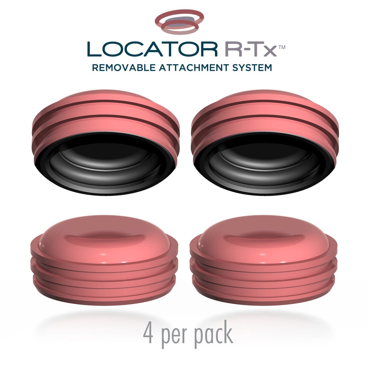 LOCATOR R-Tx, Denture Attachment Processing Assembly 4/pkg