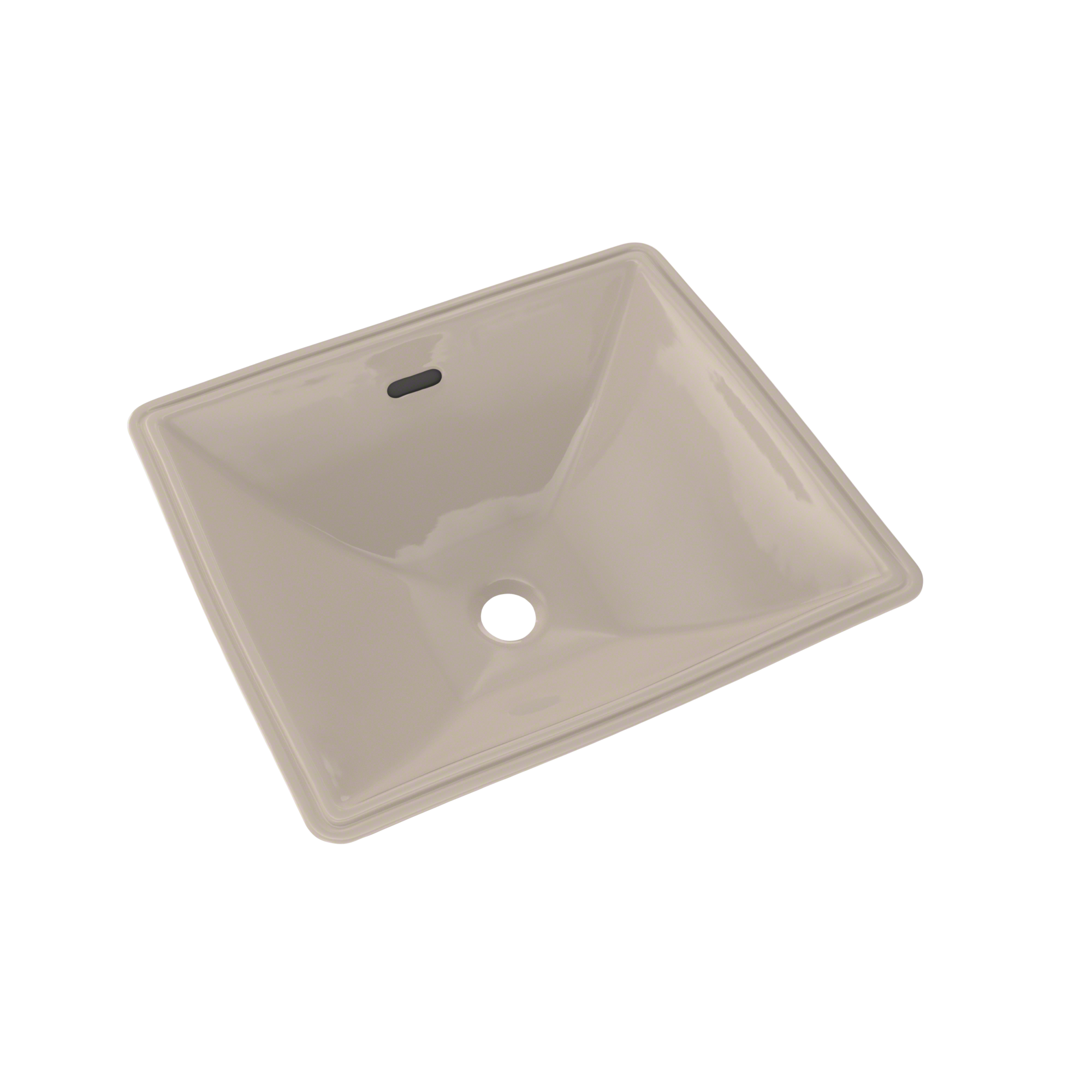 TOTO Legato Rectangular Undermount Bathroom Sink with CEFIONTECT, Bone, Vitreous China, LT624G#03