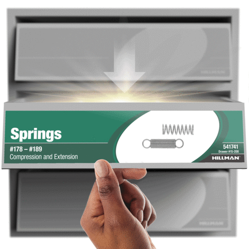 Hillman Compression Spring 183 (6 Pack)
