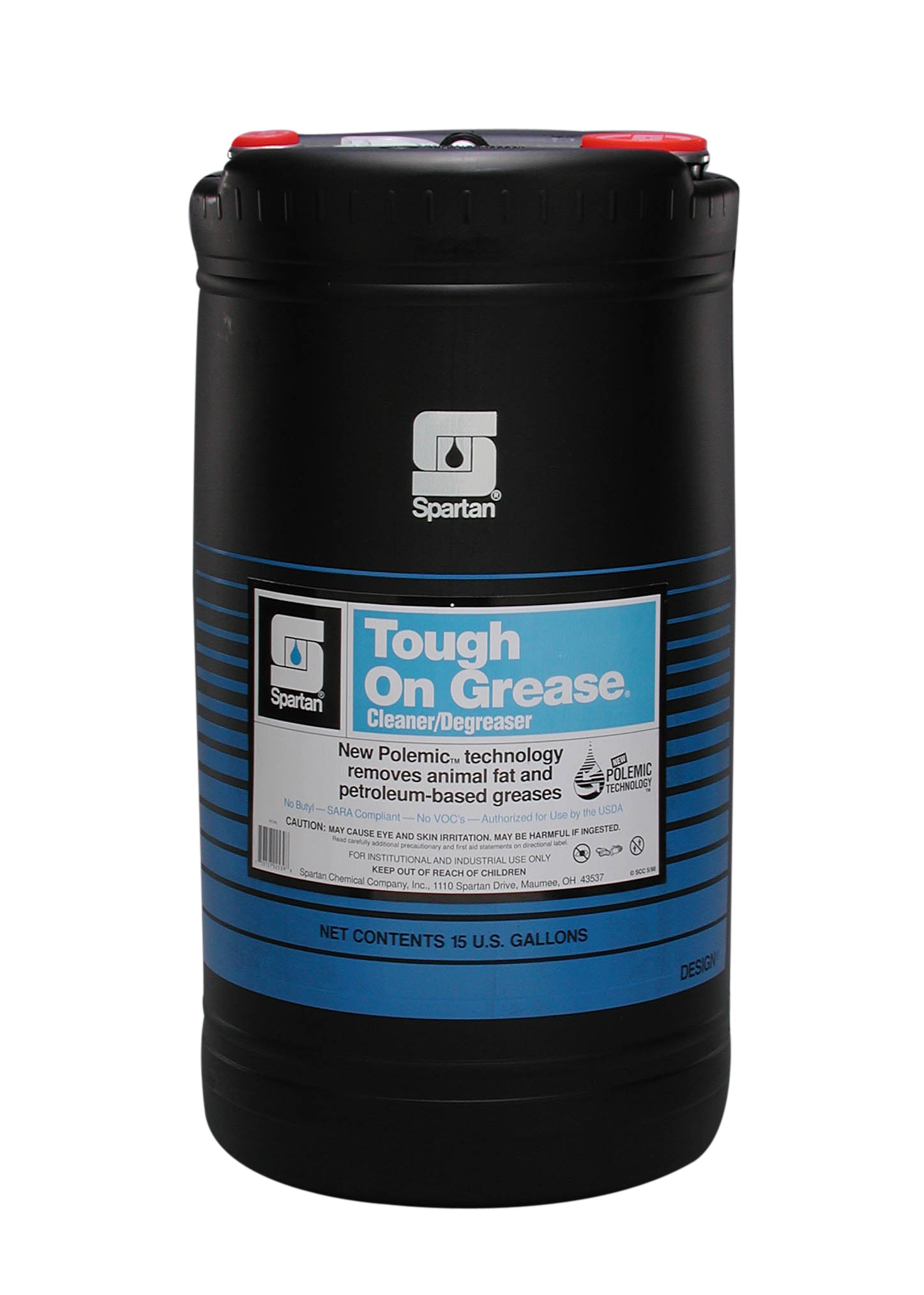 Spartan Chemical Company Tough on Grease, 15 GAL DRUM
