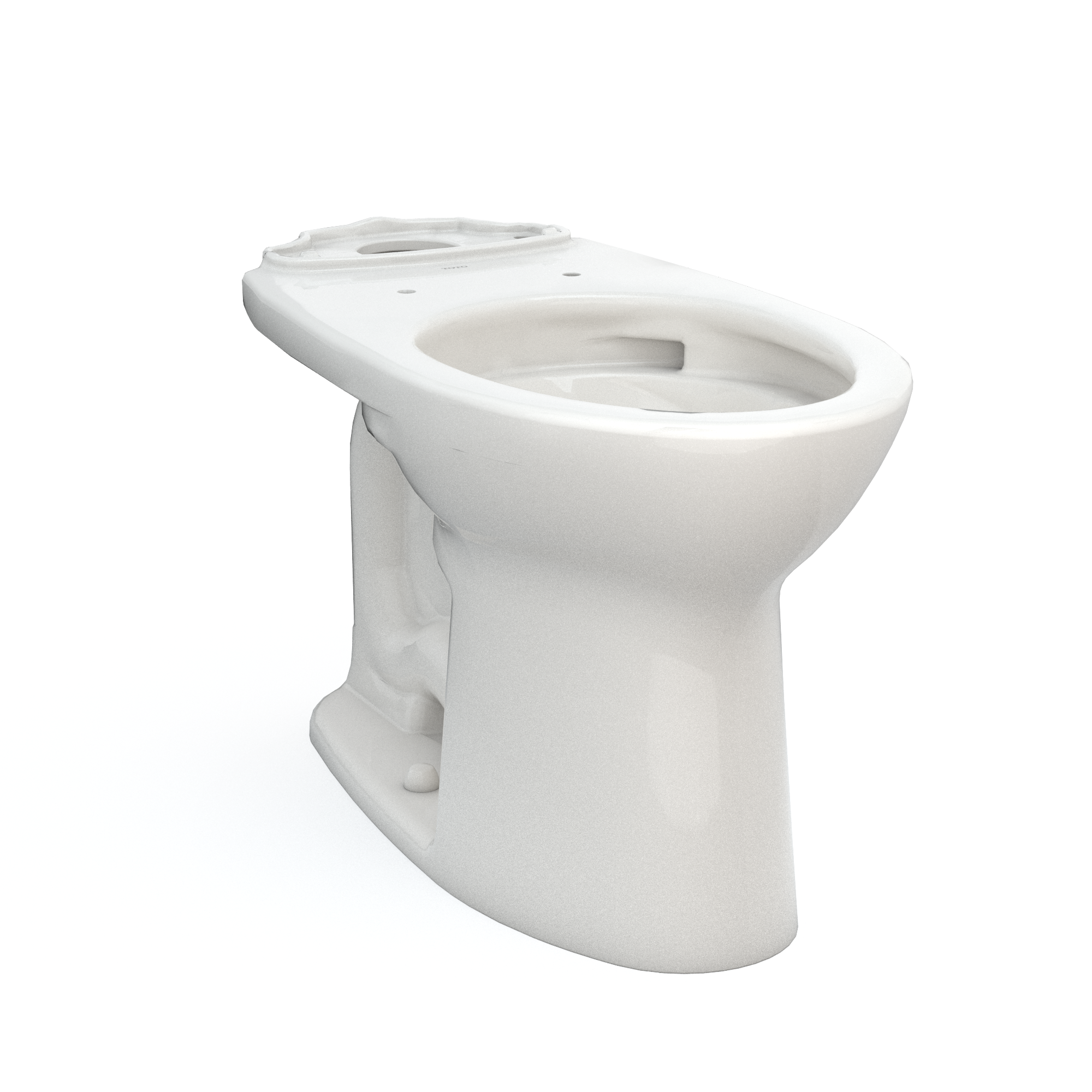 TOTO Drake Elongated TORNADO FLUSH Toilet Bowl with CEFIONTECT, Colonial White, Vitreous China, C776CEG#11