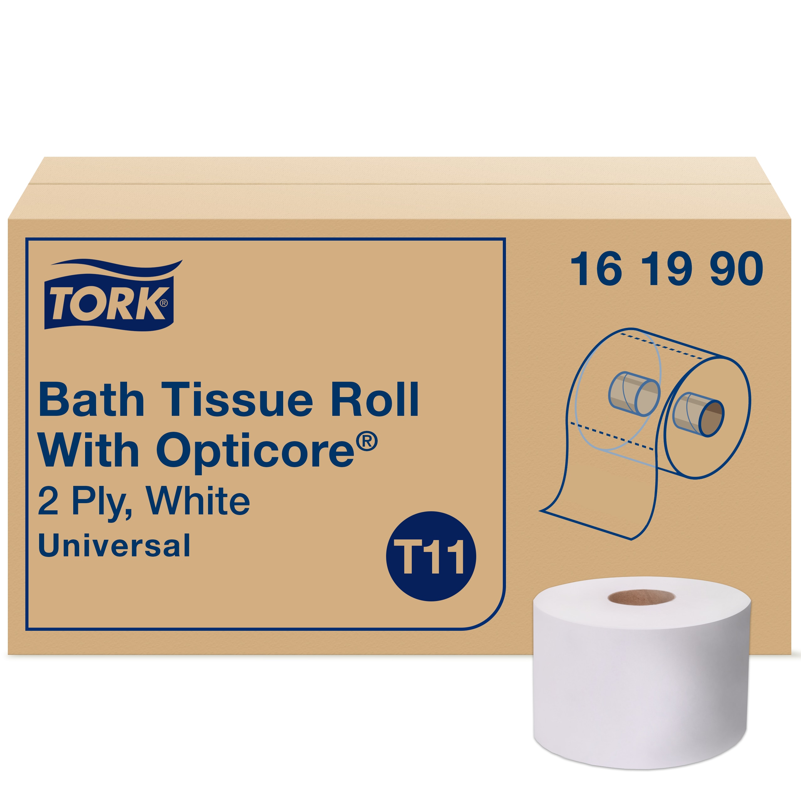 Tork Universal Bath Tisue
W/opticor 865 Sheet (36/cs)