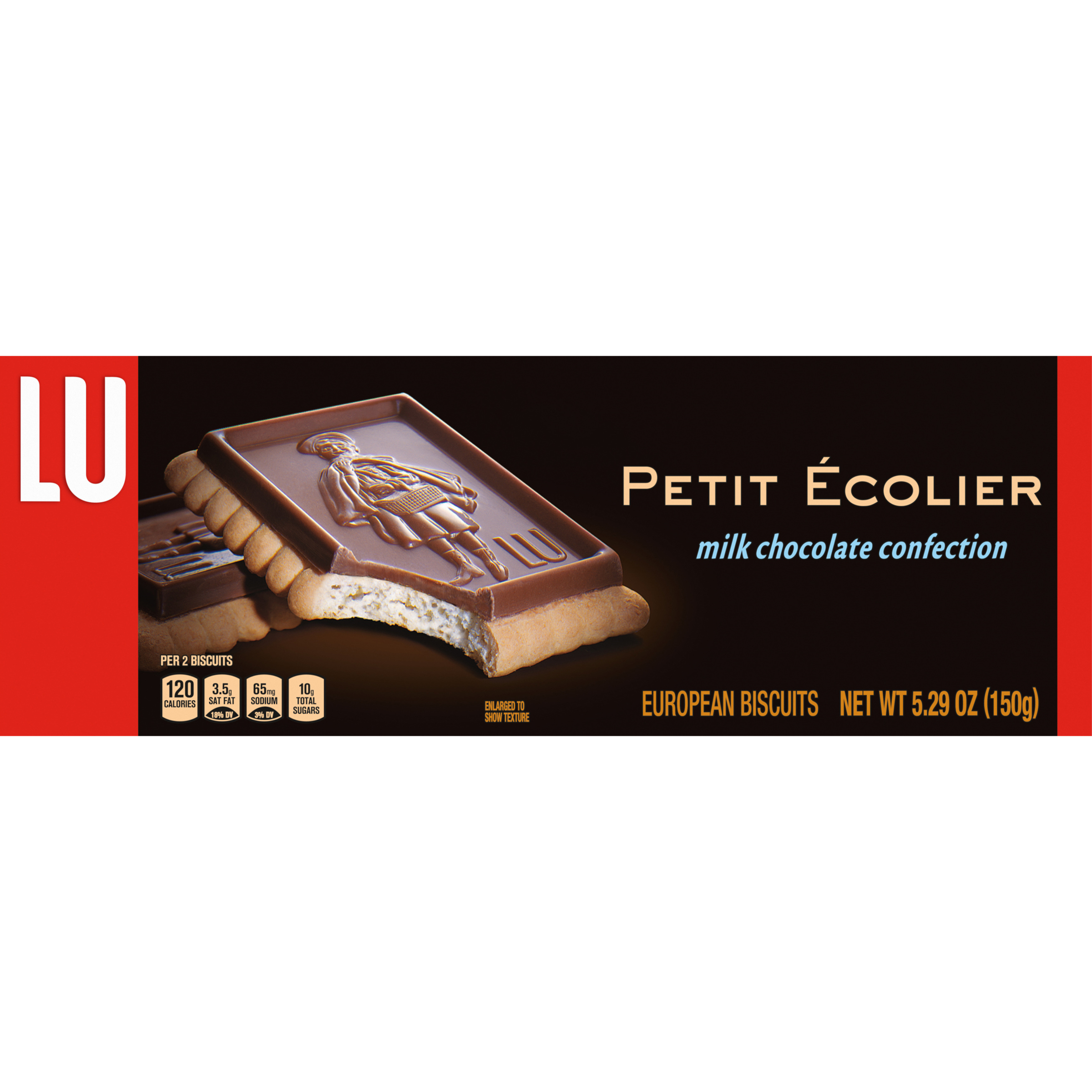 Lu Petit Ecolier European Milk Chocolate Biscuit Cookies, 5.3 oz-1