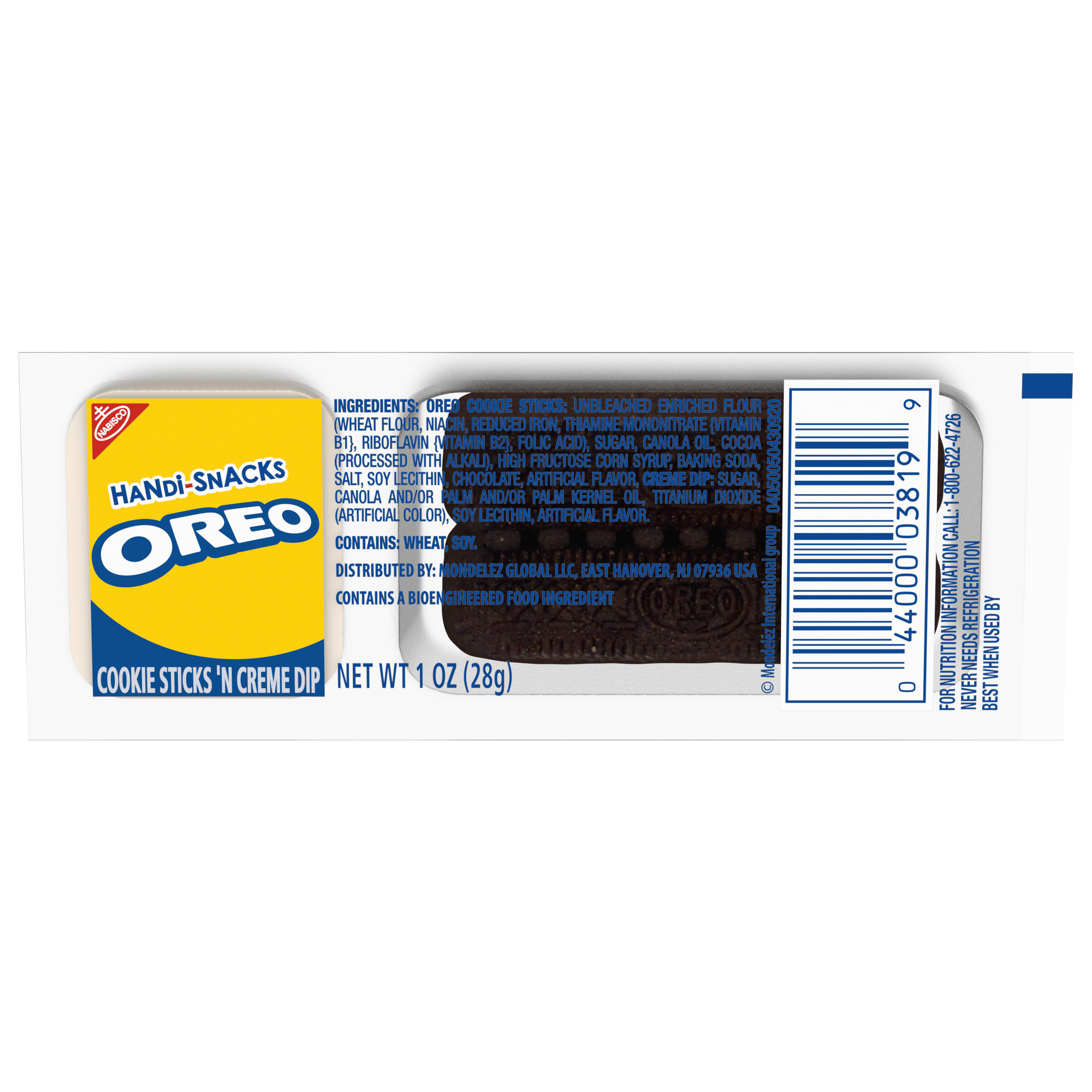 Handi-Snacks OREO Cookie Sticks 'N Creme Dip Snack Packs, 1 Snack Pack