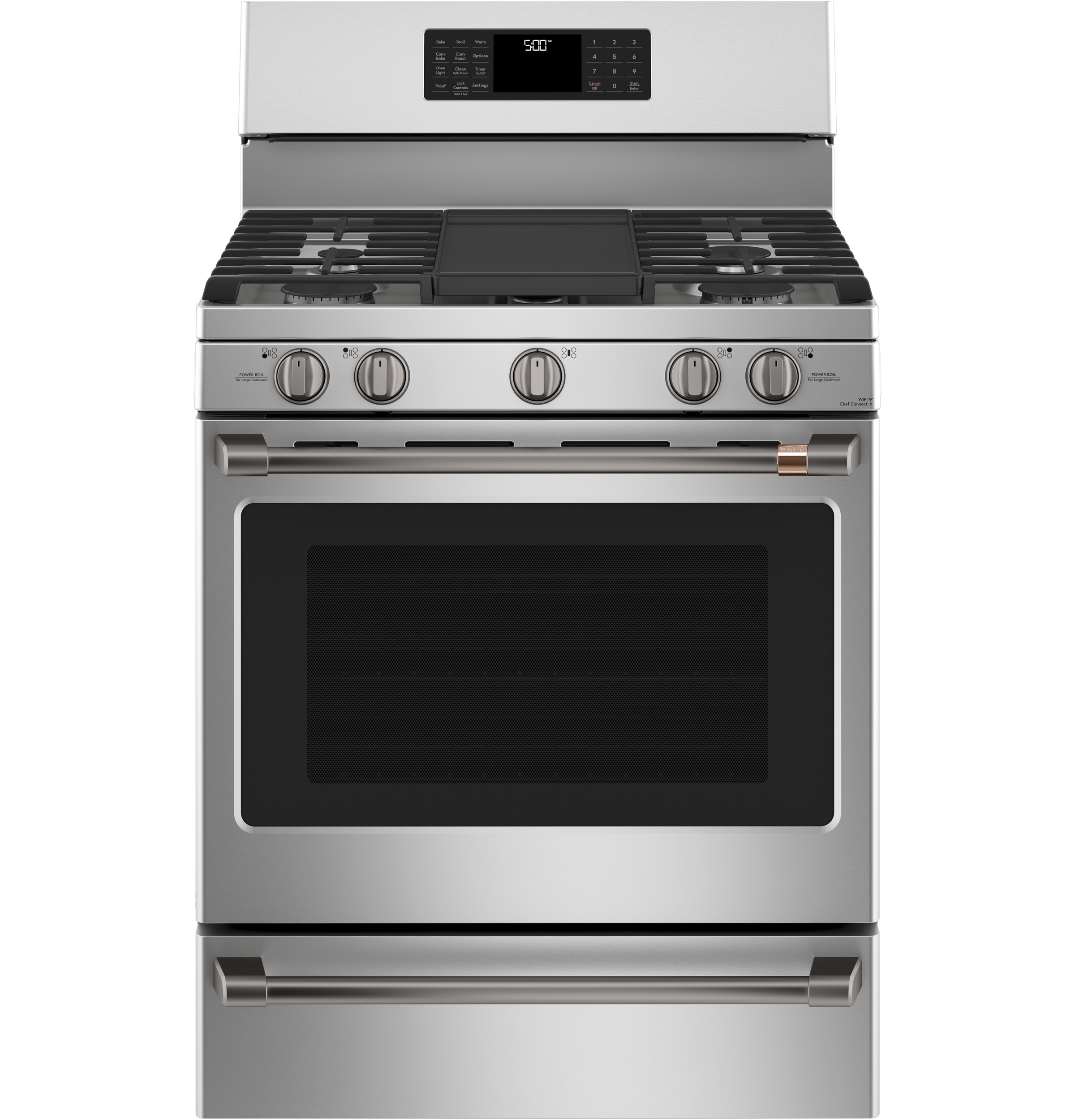 Freestanding Gas Knobs,Hndls Brushed Black — Not Connectable view 4