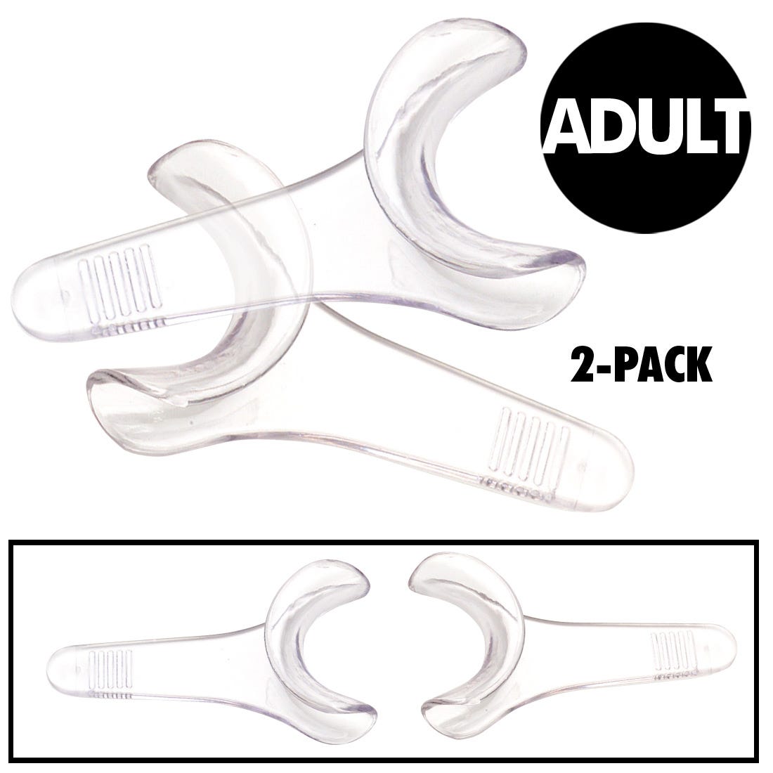 ACE Autoclavable Plastic Lip/Cheek Retractor, adult, single end, 45mm- 2/pkg