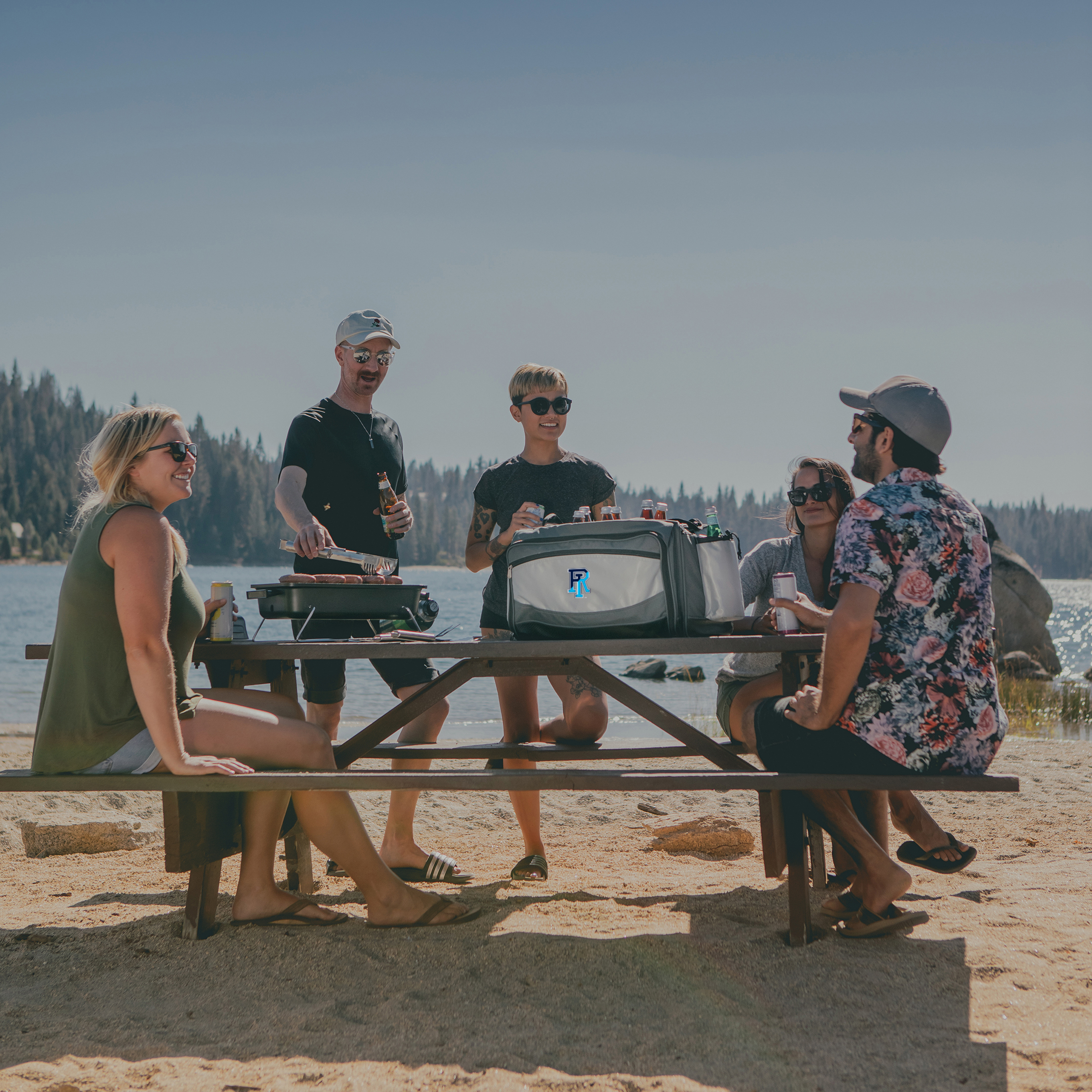 Rhode Island Rams - Vulcan Portable Propane Grill & Cooler Tote