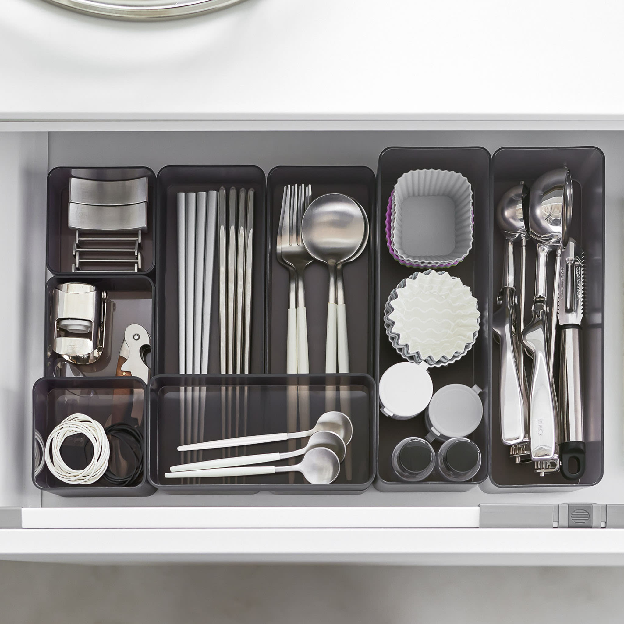 Stackable Organizer M (Set of 2) : Versatile Combination Options