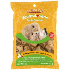 Image of Sunseed AnimaLovens Apple Strudels Treat for Small Animals, 4 oz