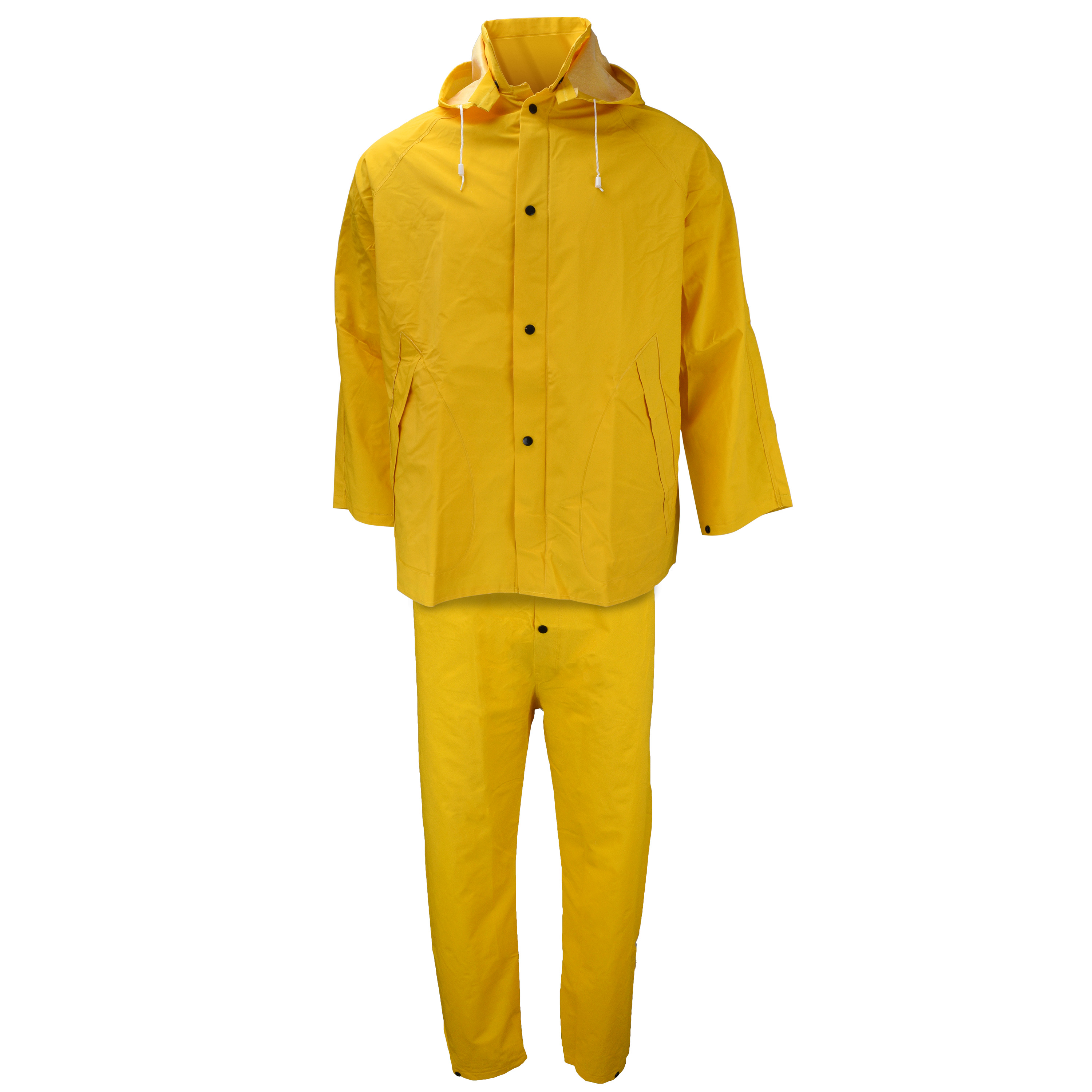 1600S Economy 3-Piece Rain Suit - Safety Yellow - Size S