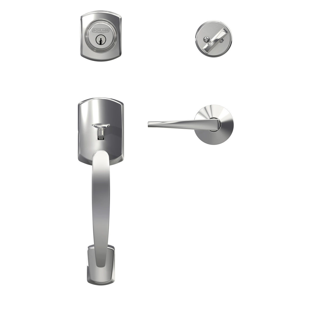 Custom Single Cylinder Handleset and Eller Lever with Kinsler Trim