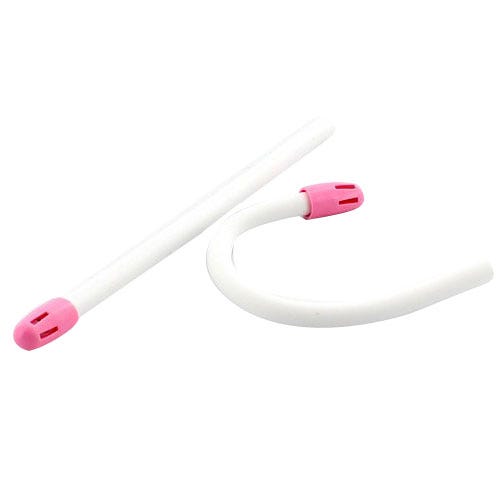 Comfort Plus® Saliva Ejectors, White w/Pink Bubblegum Scented Tip - 100/Bag