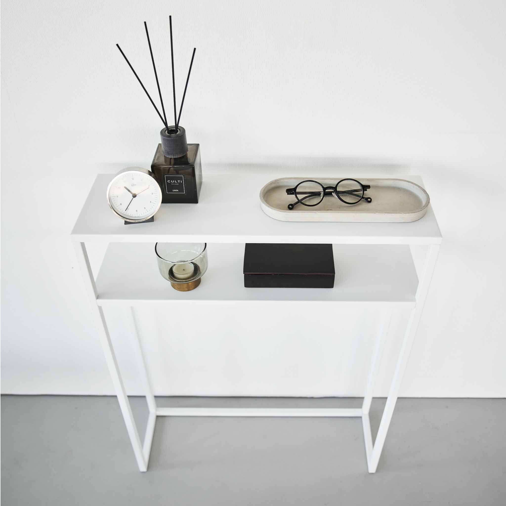 2-Tiered Console Table : Modern Steel Design