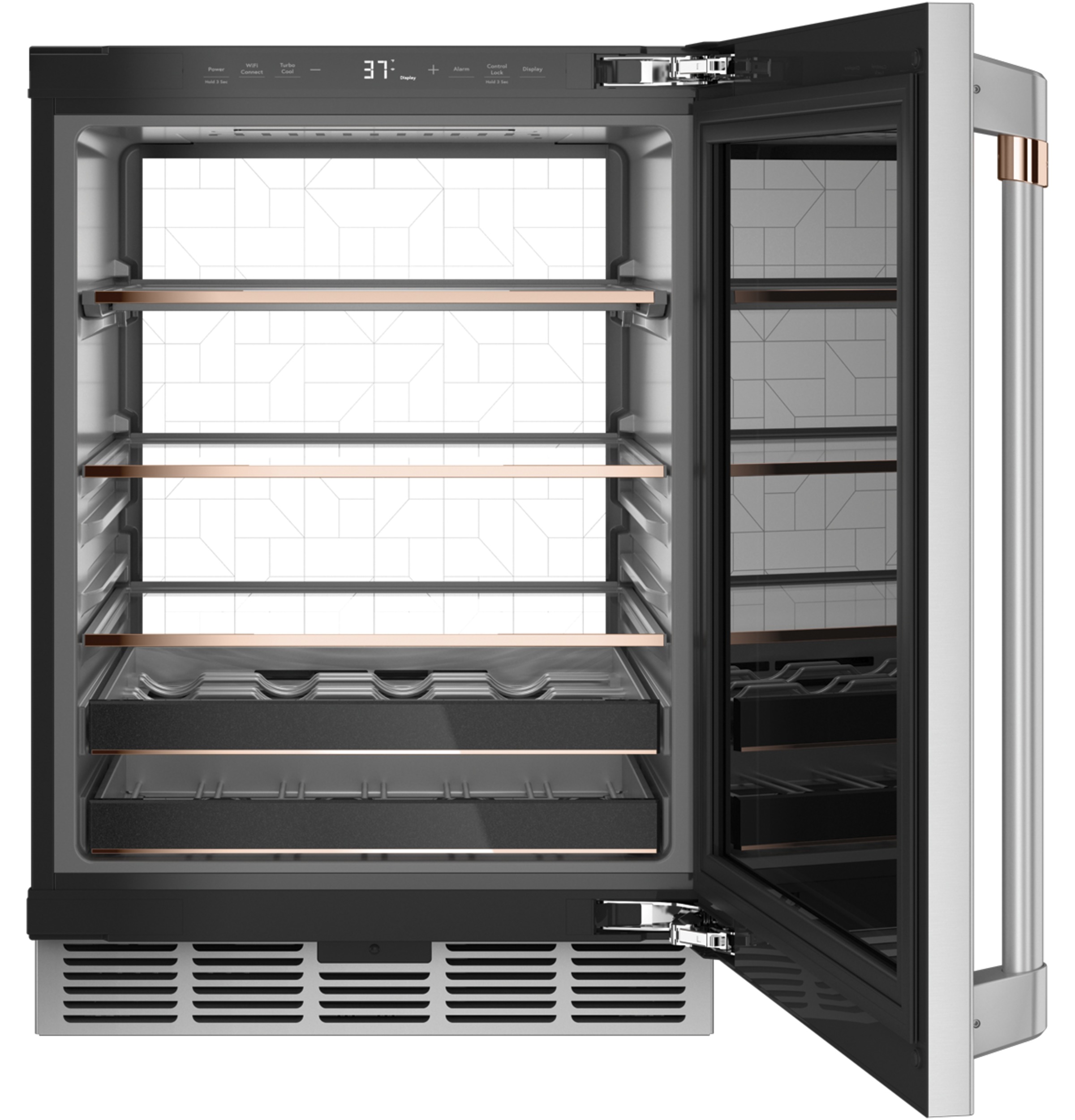 24" Width B/I Capable Elec Cntrls 126 Cans,14 Bottles QuickSpace™ Shelf LED Light Wall Magnum Bottle Shlvng ENERGY STAR® Qualified ADA Compliant — Connectable via built-in WiFi view 5