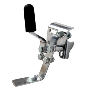 Wheel Lock Assembly for Invacare Conventional Detachable Arms, Left Hand, Push-to-Lock, Bolt-On