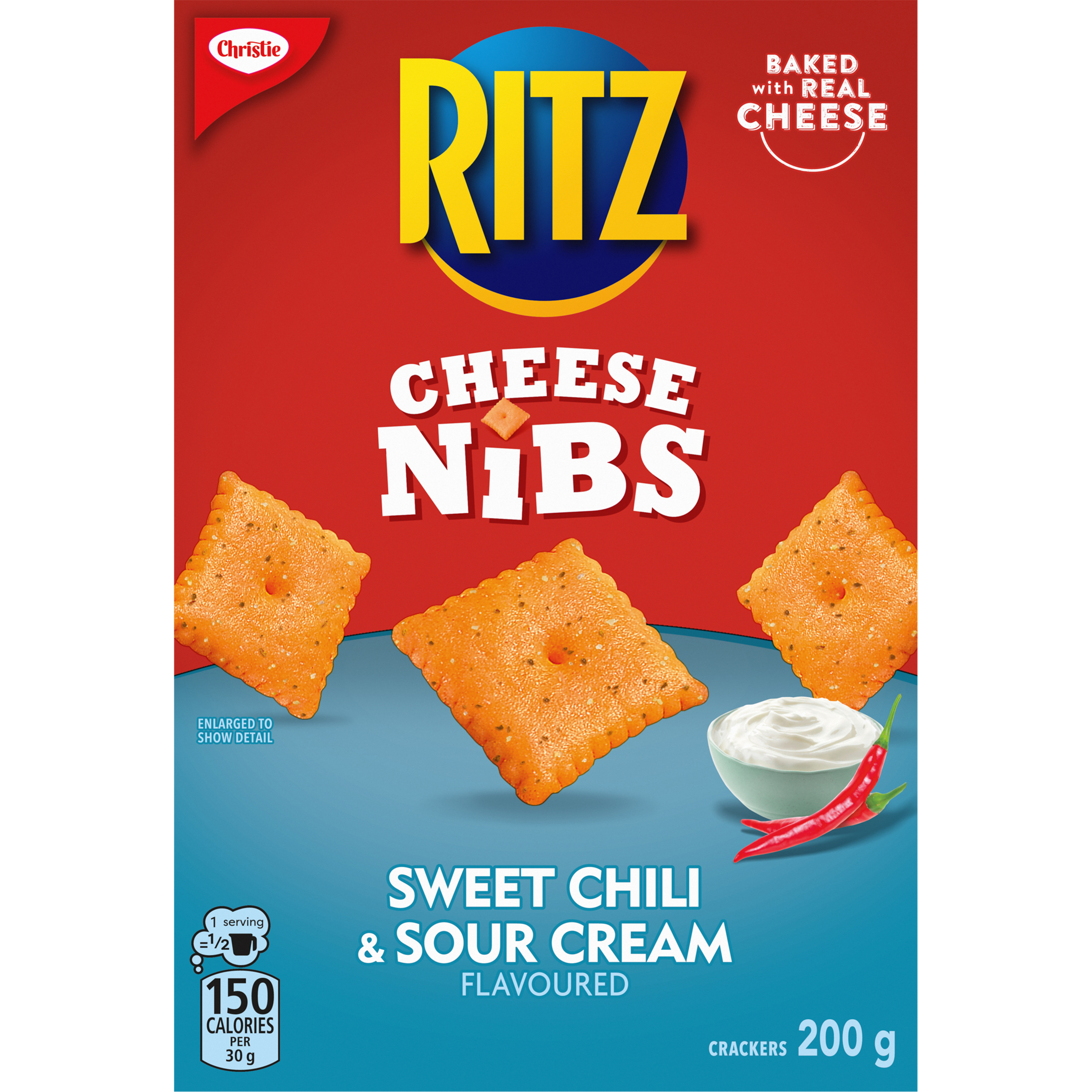CHRISTIE RITZ CHEESE NIBS SWEET CHILI & SOUR CREAM 200G -2