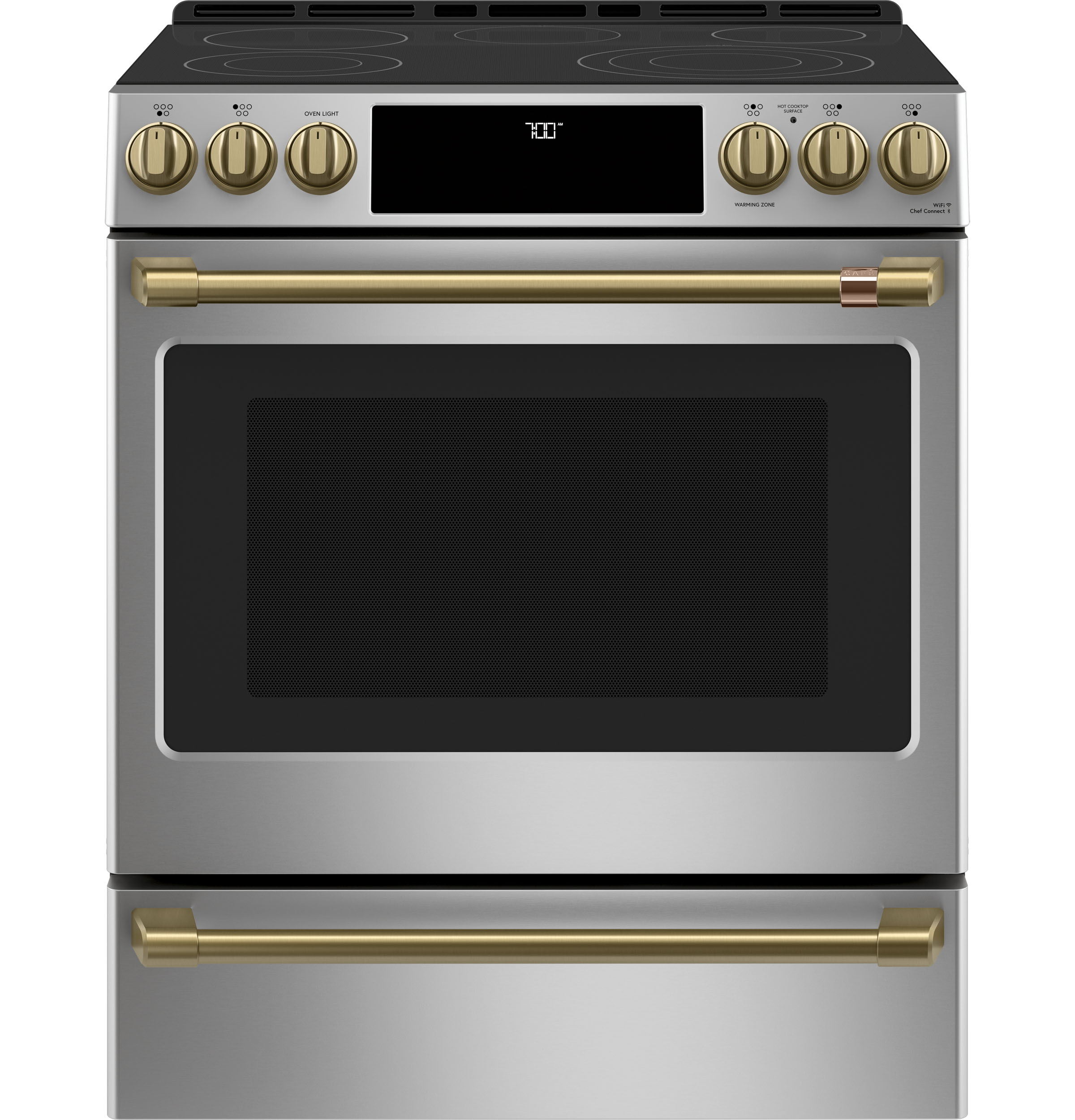 Front Cntrl — Elec — Knobs,Hndls — Brushed Brass — Not Connectable view 3