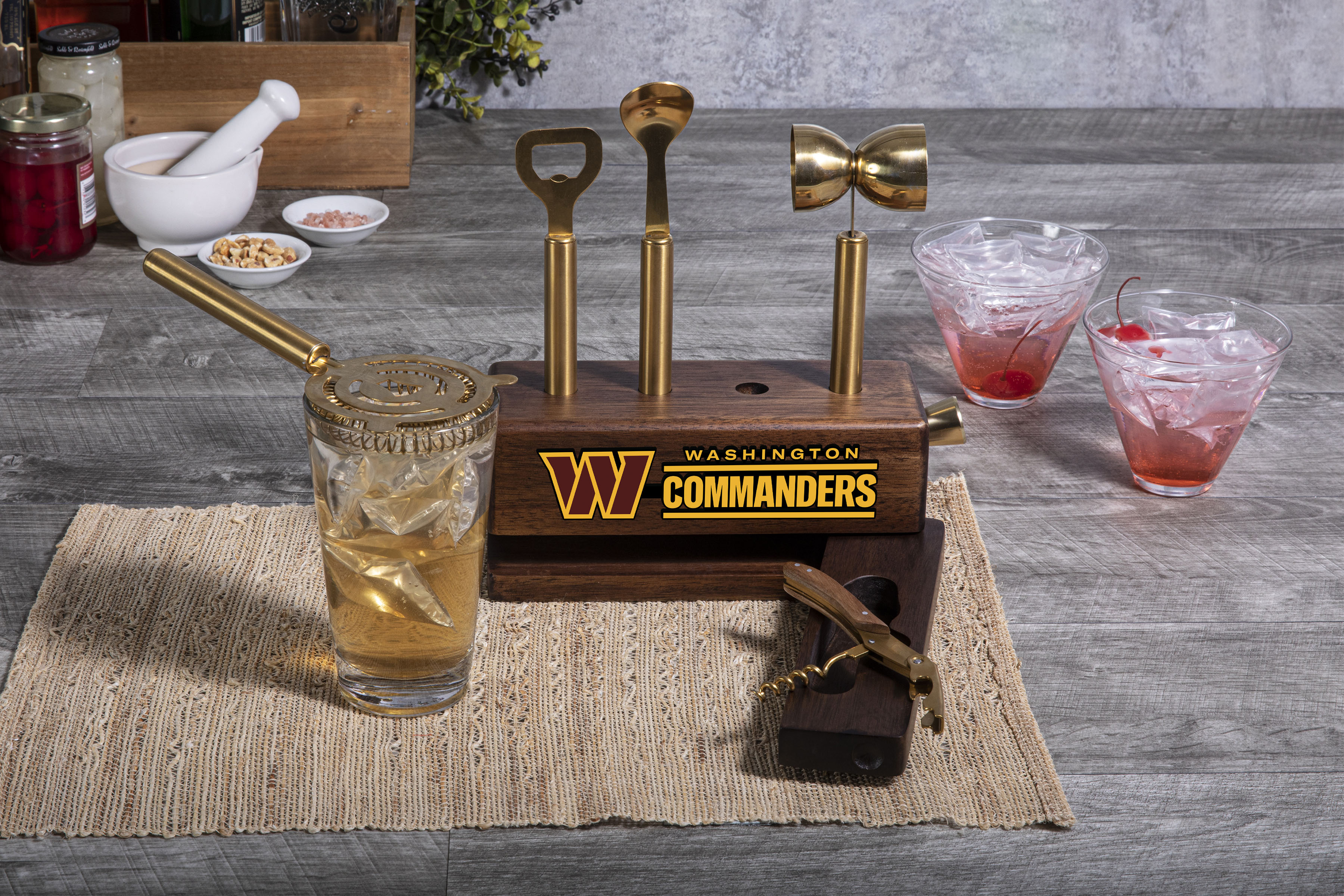 Washington Commanders - Sidecar 5-Piece Bar Tool Set