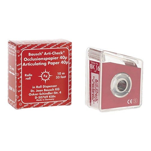 Arti-Check® Articulating Paper Red 40 Micron - 200/Box