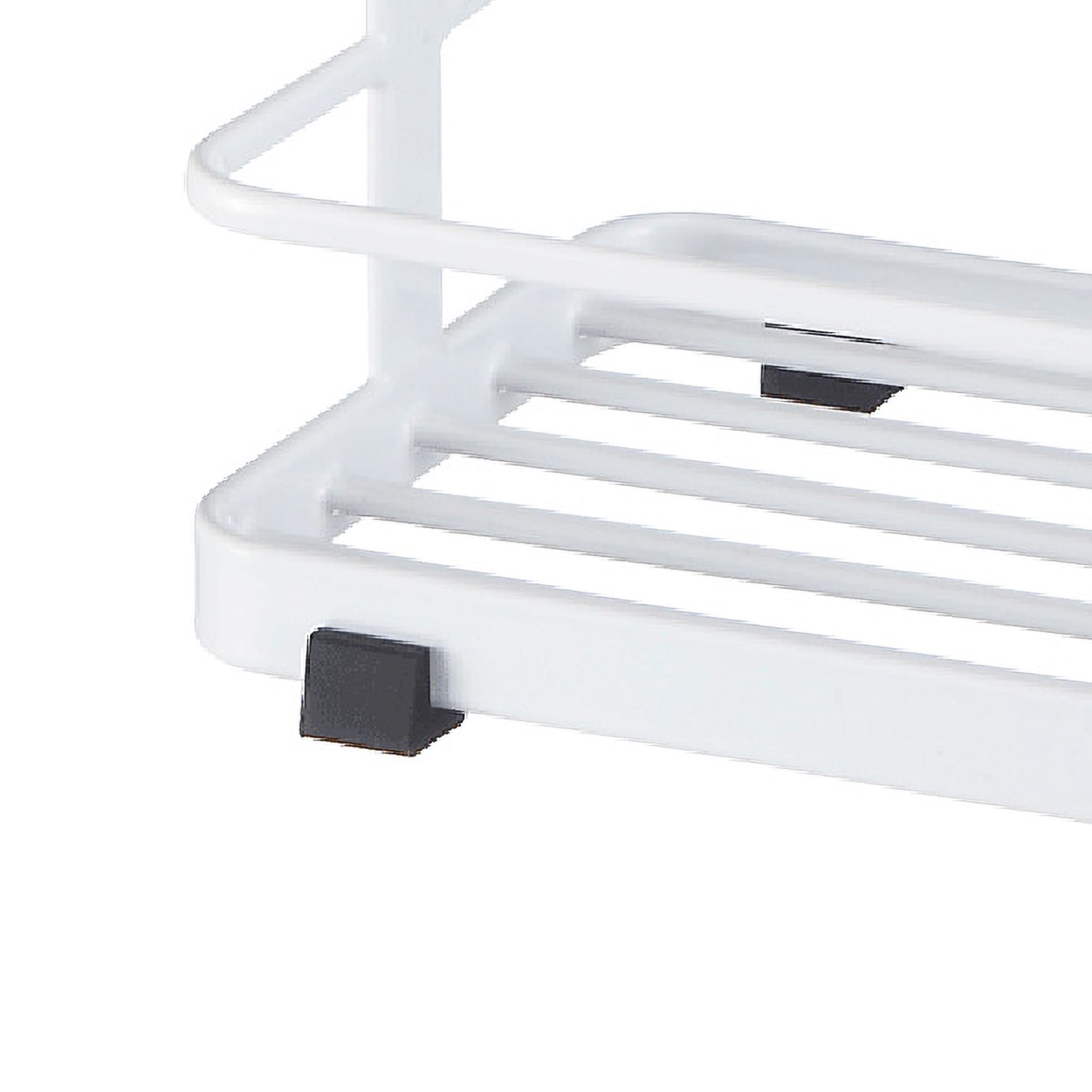 2-Tiered Dispenser Rack : Rubber Feet for Stable Support