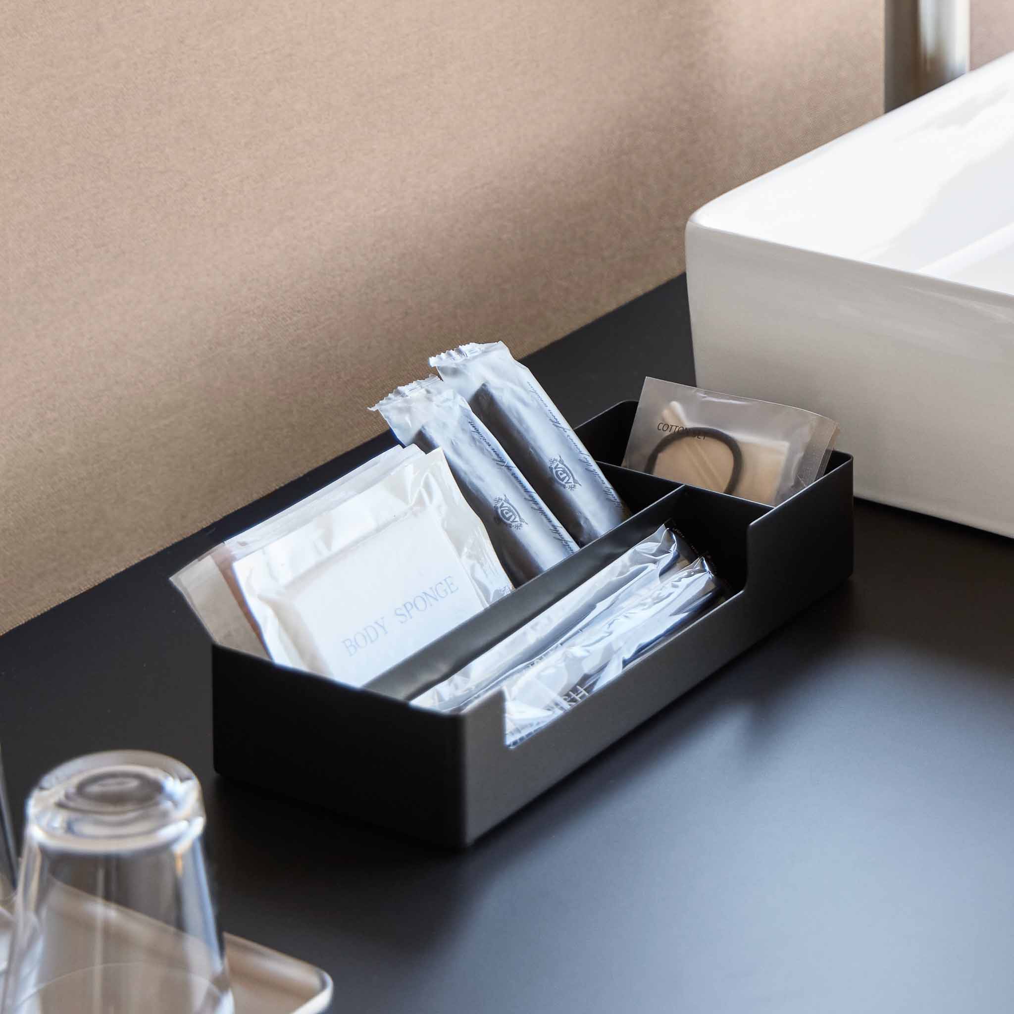 Amenity Tray with Compartments : Multi-Purpose Organizer