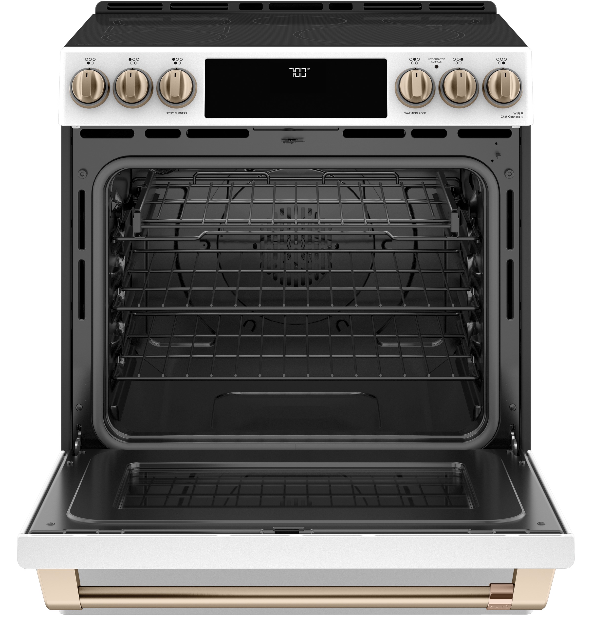 30" S/I — Radiant RG — 5 Element — Slf Cln w/ Stm Cln Opt — Sgl Oven w/ Storage Drwr — True European Conv w/ Precise Air — Slf Cln Roller Rck — ADA Compliant — Connectable via built-in WiFi view 2