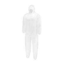 Radians PL328CAH Polypropylene Coverall with Hood, Elastic Wrists and Ankles